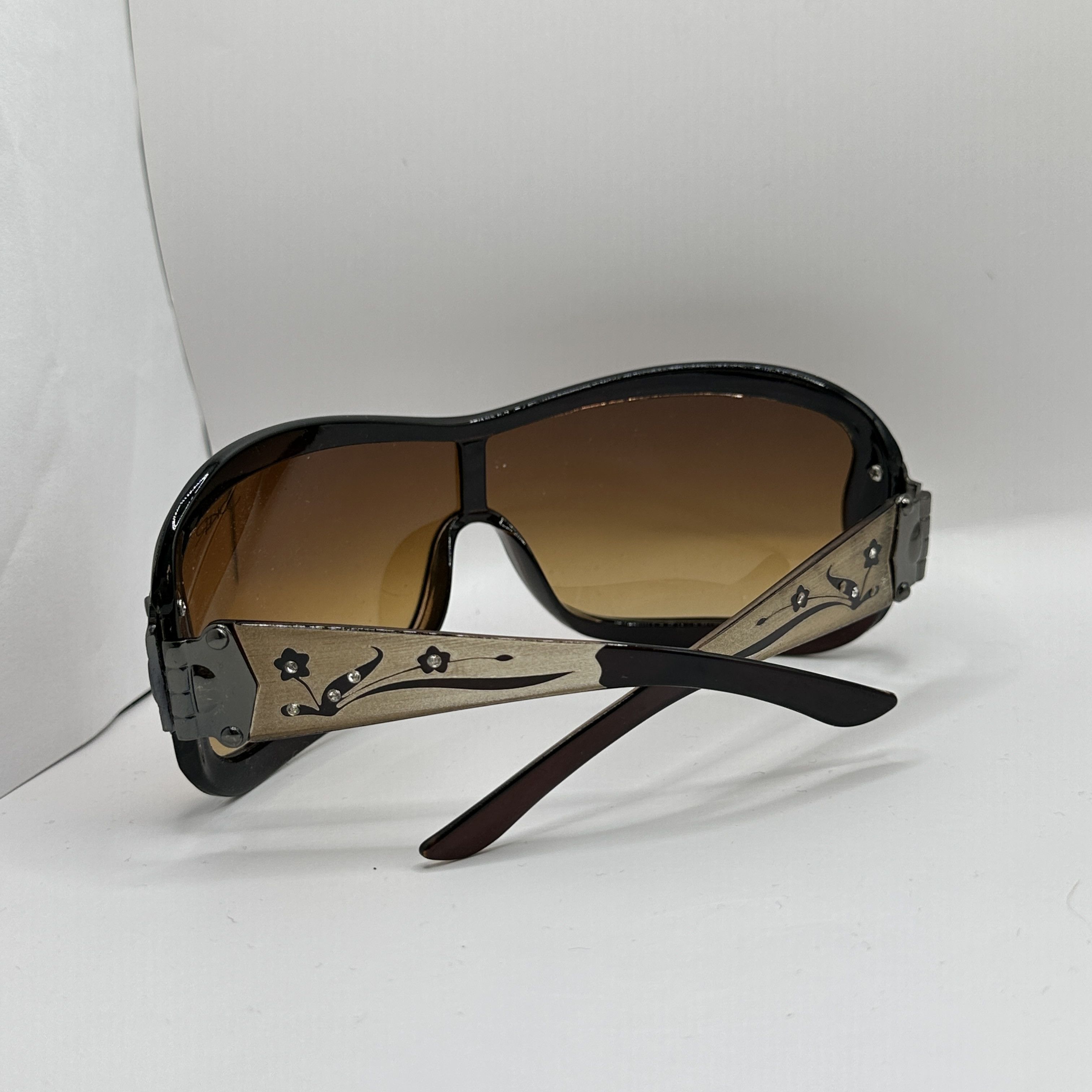 Vintage Vintage Avant Garde Floral Mask Sunglasses Y2K Size ONE SIZE - 5 Thumbnail