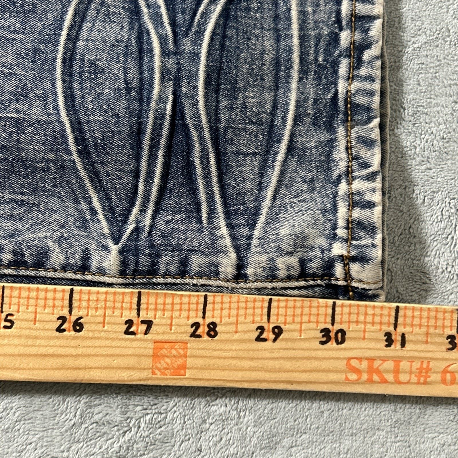 Xray Footwear Grunge Rips Acid Wash Straight Leg Jeans 34x30 Hamilton Size 34" / US 12 / IT 48 - 13 Thumbnail