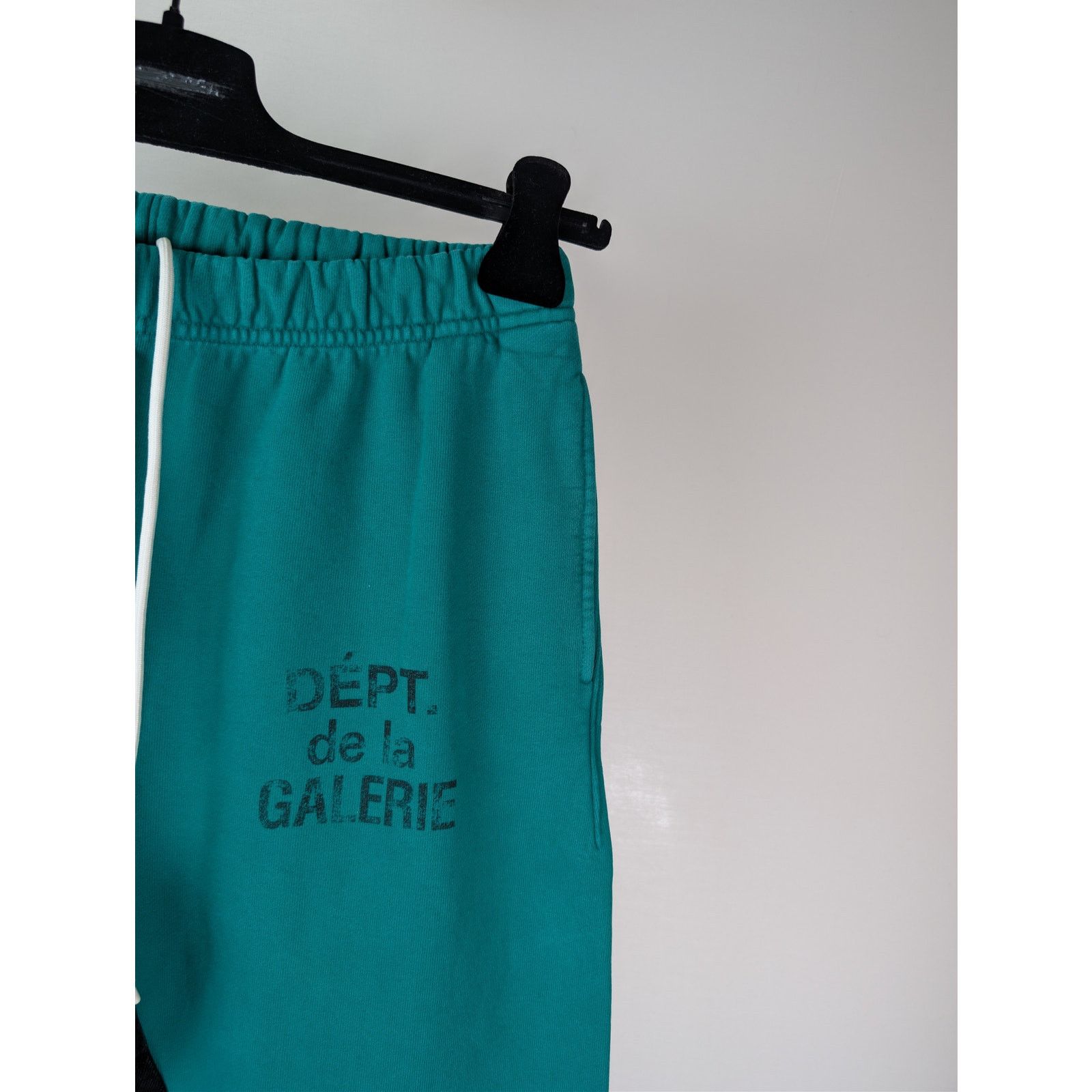 Gallery Dept. o1rshd1 Q:2 / Flared Denim-Panelled Logo-Print Sweatpants Size US 32 / EU 48 - 5 Thumbnail