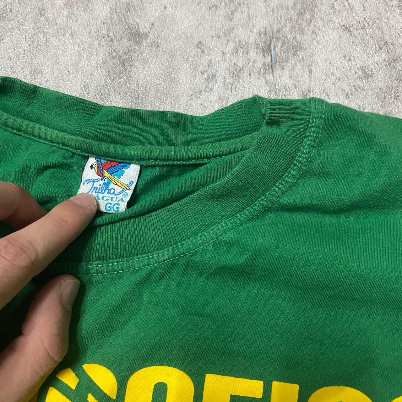 Other Green and yellow Brazil soccer tee #soccer Size US L / EU 52-54 / 3 - 3 Thumbnail