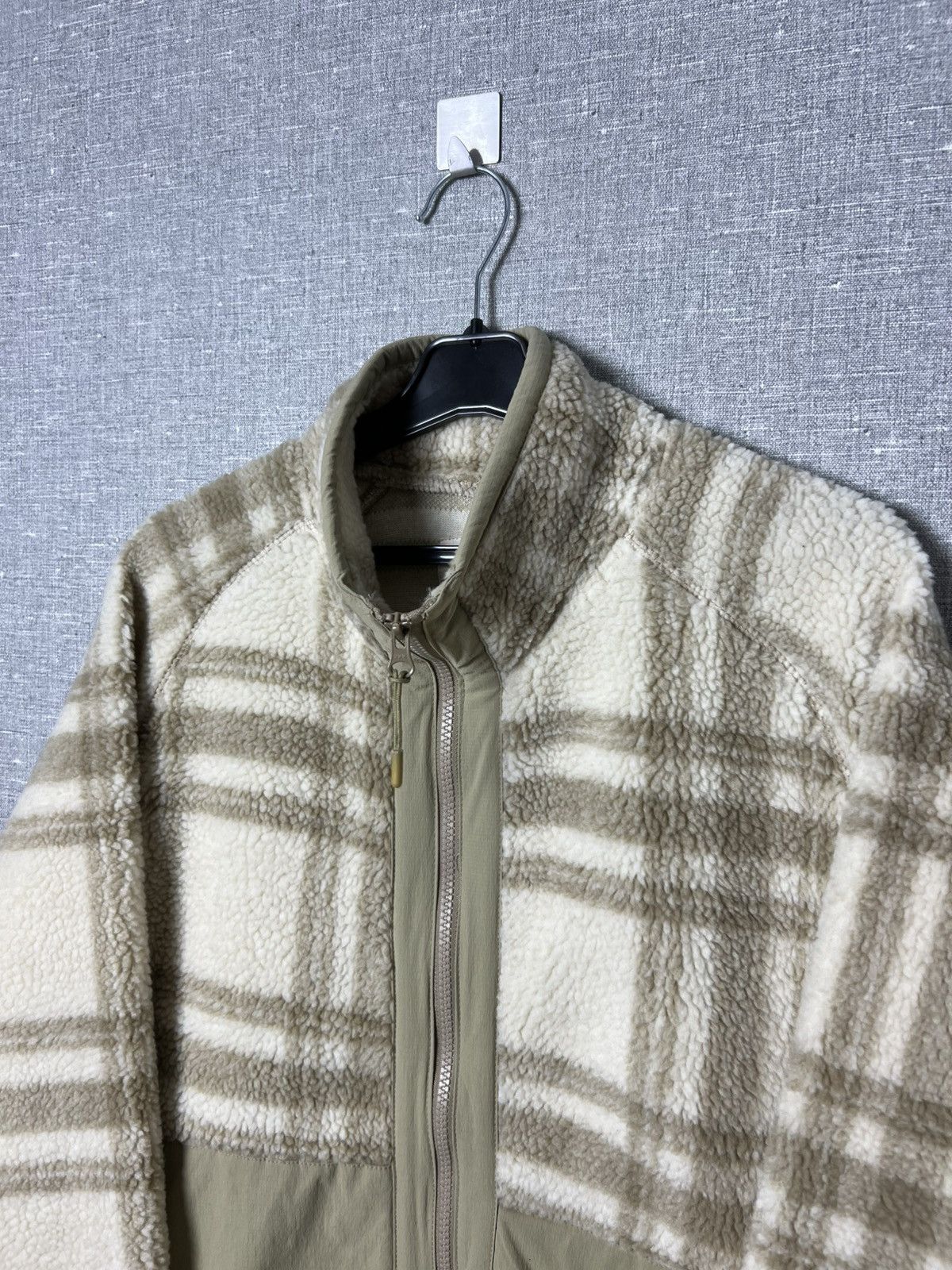 Folk Folk Checkered Full Zipper Sherpa Jacket Teddy Fleece Plaid Size US M / EU 48-50 / 2 - 9 Thumbnail