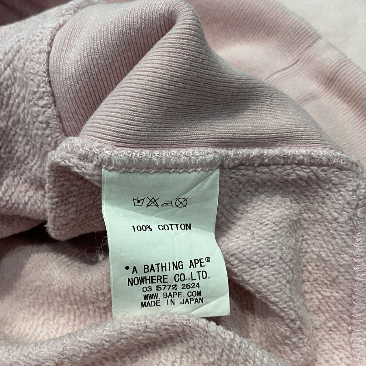 Bape Bape I Love BA Hoodie Pink Size XXS / US 00 / IT 34 - 3 Thumbnail