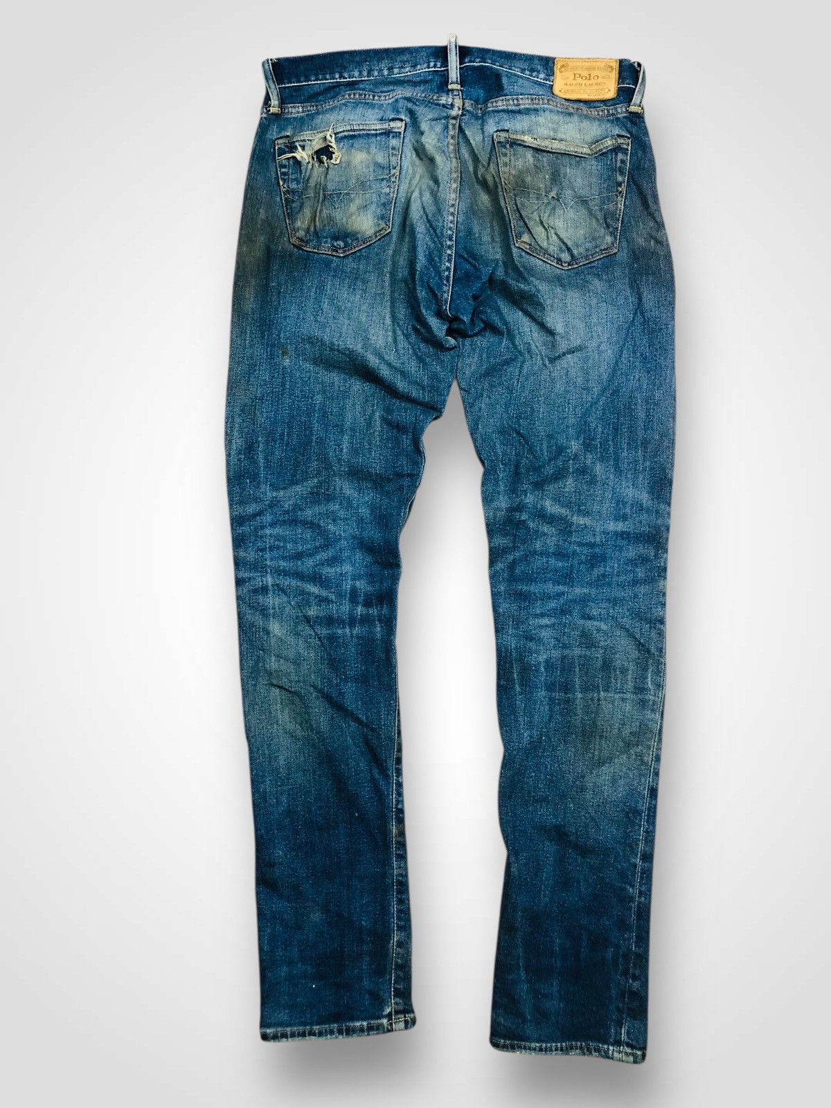 Polo Ralph Lauren Polo Ralph Lauren The Sullivan Slim Distressed Denim (37) Size US 30 / EU 46 - 2 Thumbnail