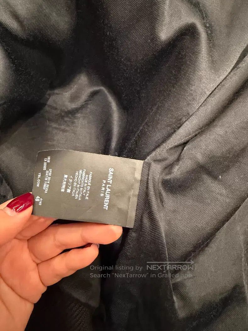 Saint Laurent Paris Saint Laurent Paris Wool Collar Men's Bomber Jacket i Size US M / EU 48-50 / 2 - 4 Thumbnail