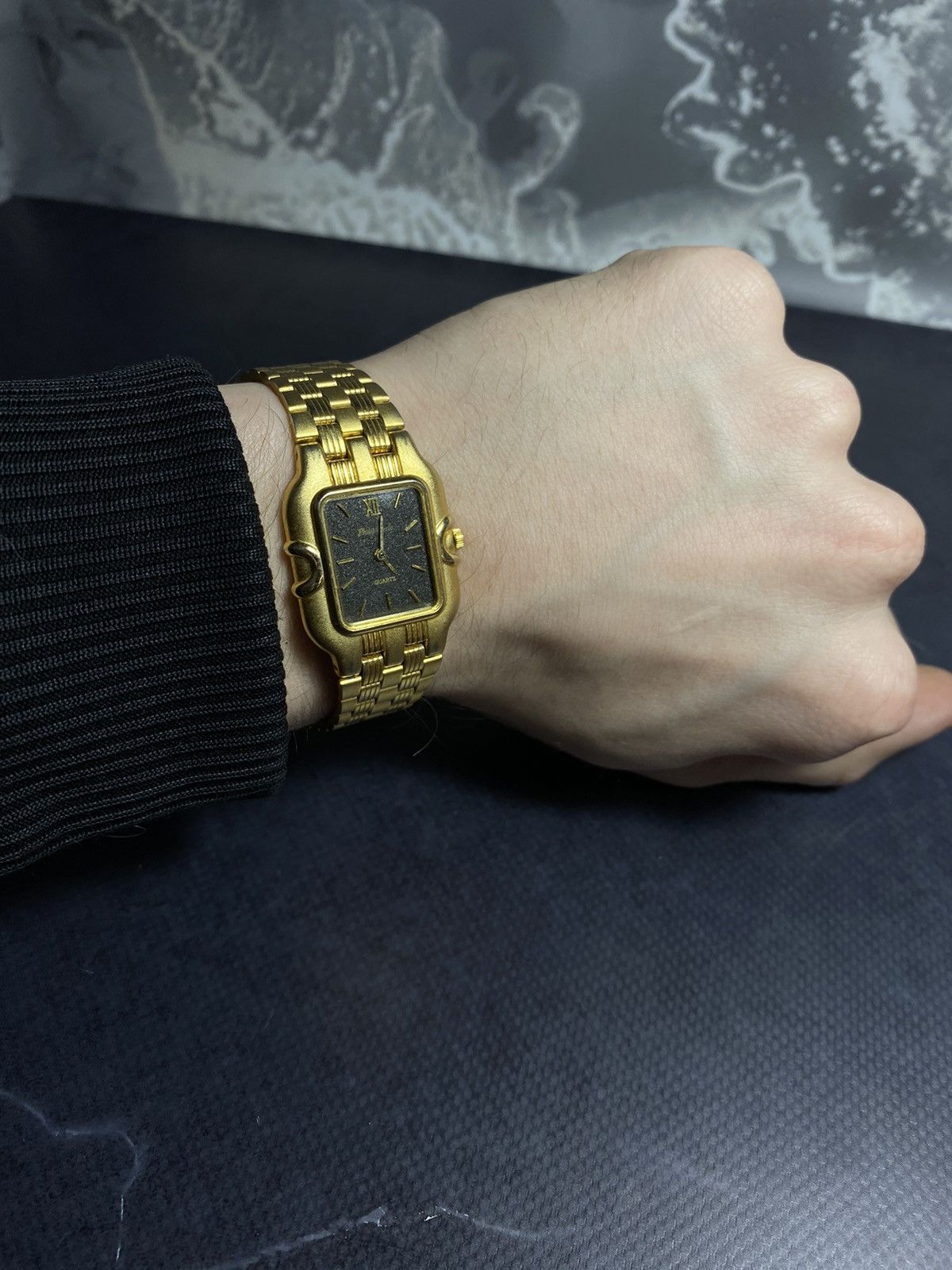 Vintage Philip Persio Gold Watch – Vintage Elegance Japanese Brand Size ONE SIZE - 7 Thumbnail