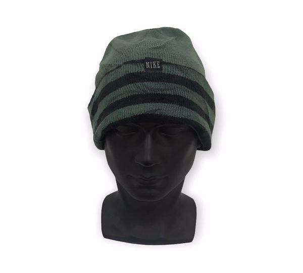Nike Vintage Nike Stripe Beanie Hat Size ONE SIZE - 1 Thumbnail