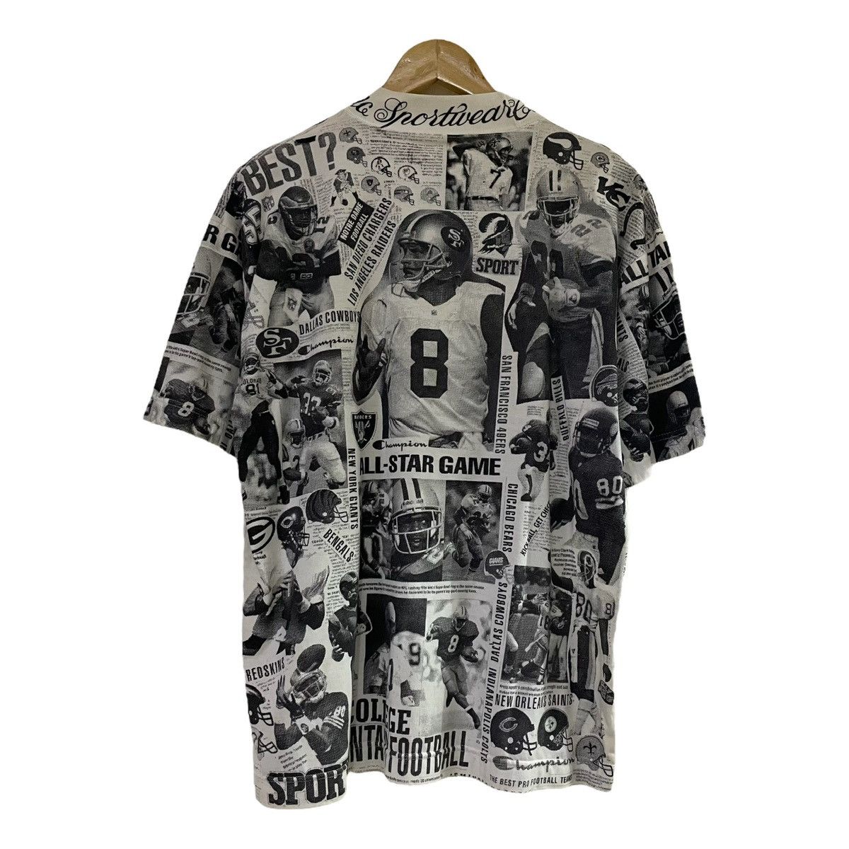 Champion Vintage Bootleg American Sport Rugby All Sponsor Size US M / EU 48-50 / 2 - 8 Thumbnail