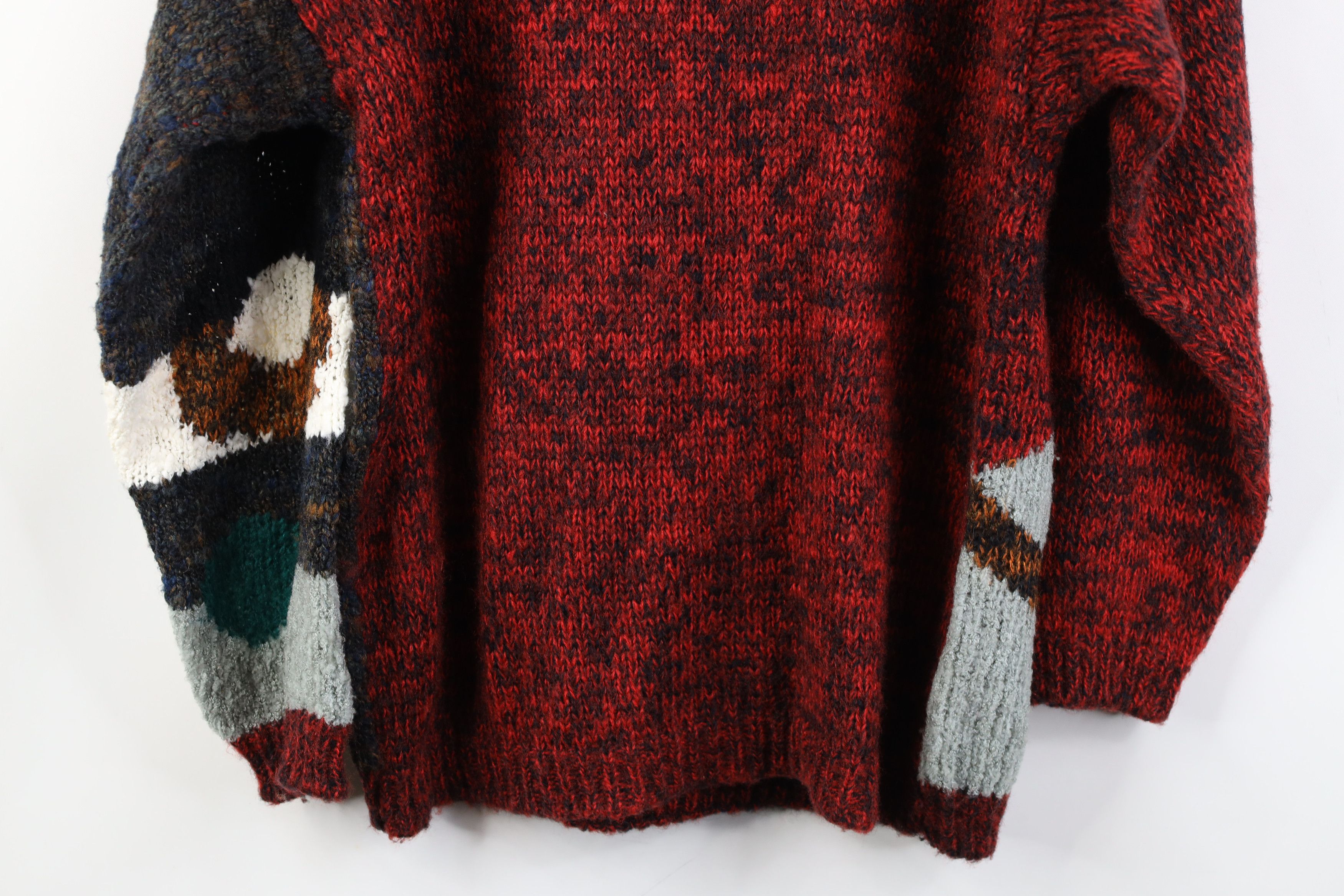 Vintage Vintage 90s Streetwear Wool Blend Knit Crewneck Sweater Size M / US 6-8 / IT 42-44 - 12 Thumbnail