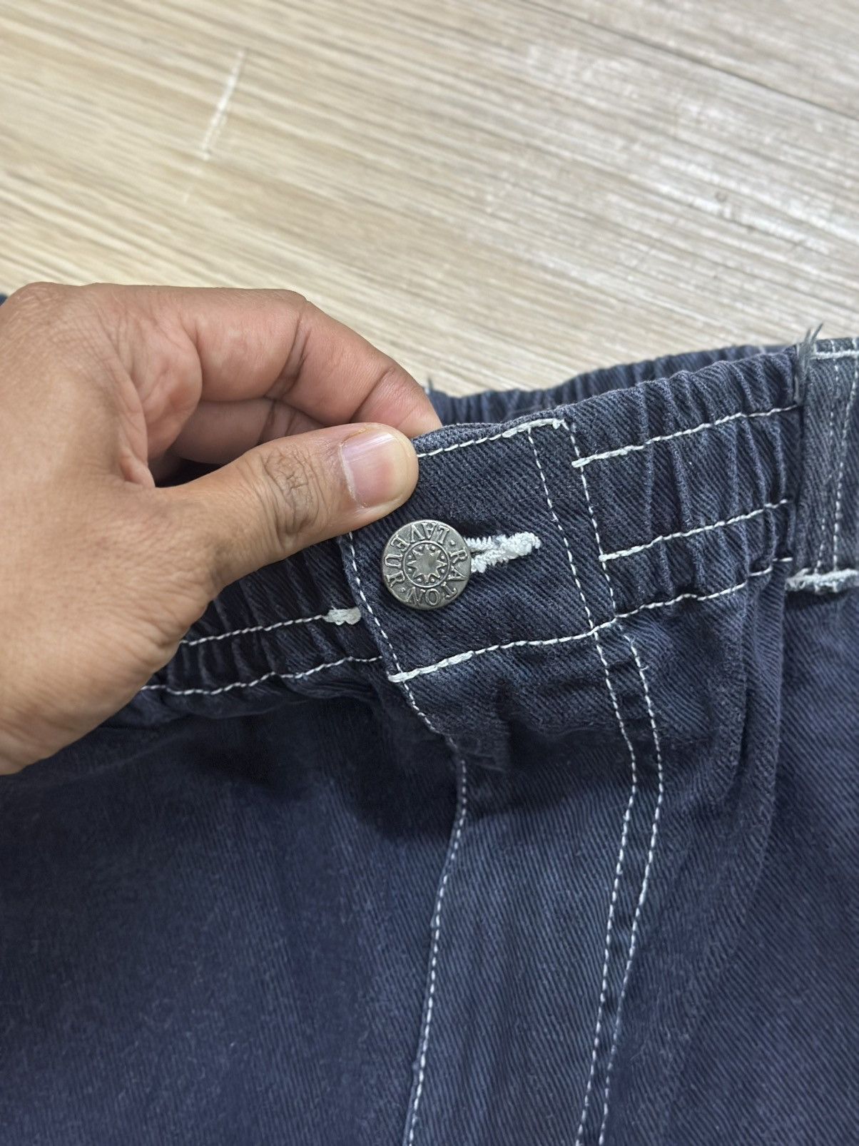 Japanese Brand Rare Raton Laveur Gorpcore Multi Pocket Baggy Cargo Jorts Size US 34 / EU 50 - 5 Thumbnail