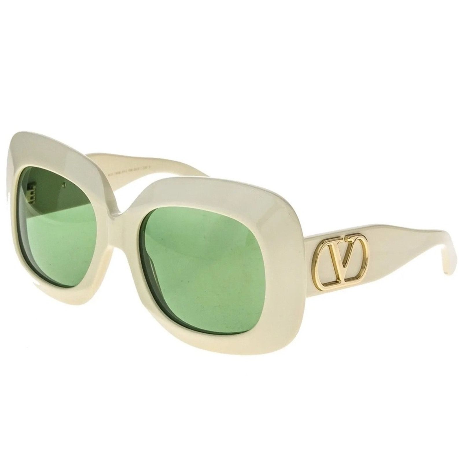 Valentino New! Valentino VLS 180B, Cream Sunglasses Authentic Size ONE SIZE - 1 Thumbnail