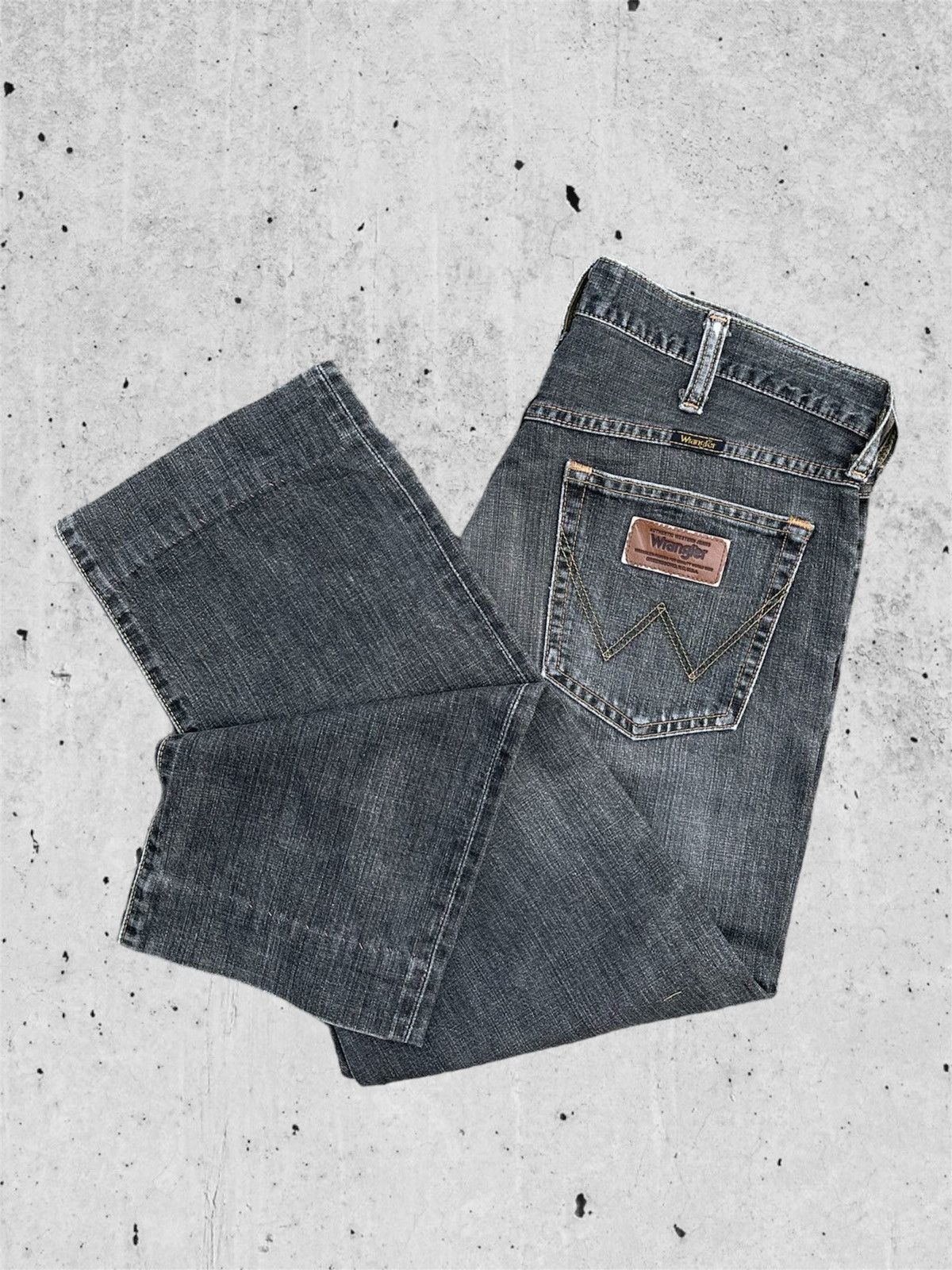 Jean × Wrangler 🔥 Wrangler Black Distressed Denim W34 🔥 Size US 34 / EU 50 - 12 Thumbnail