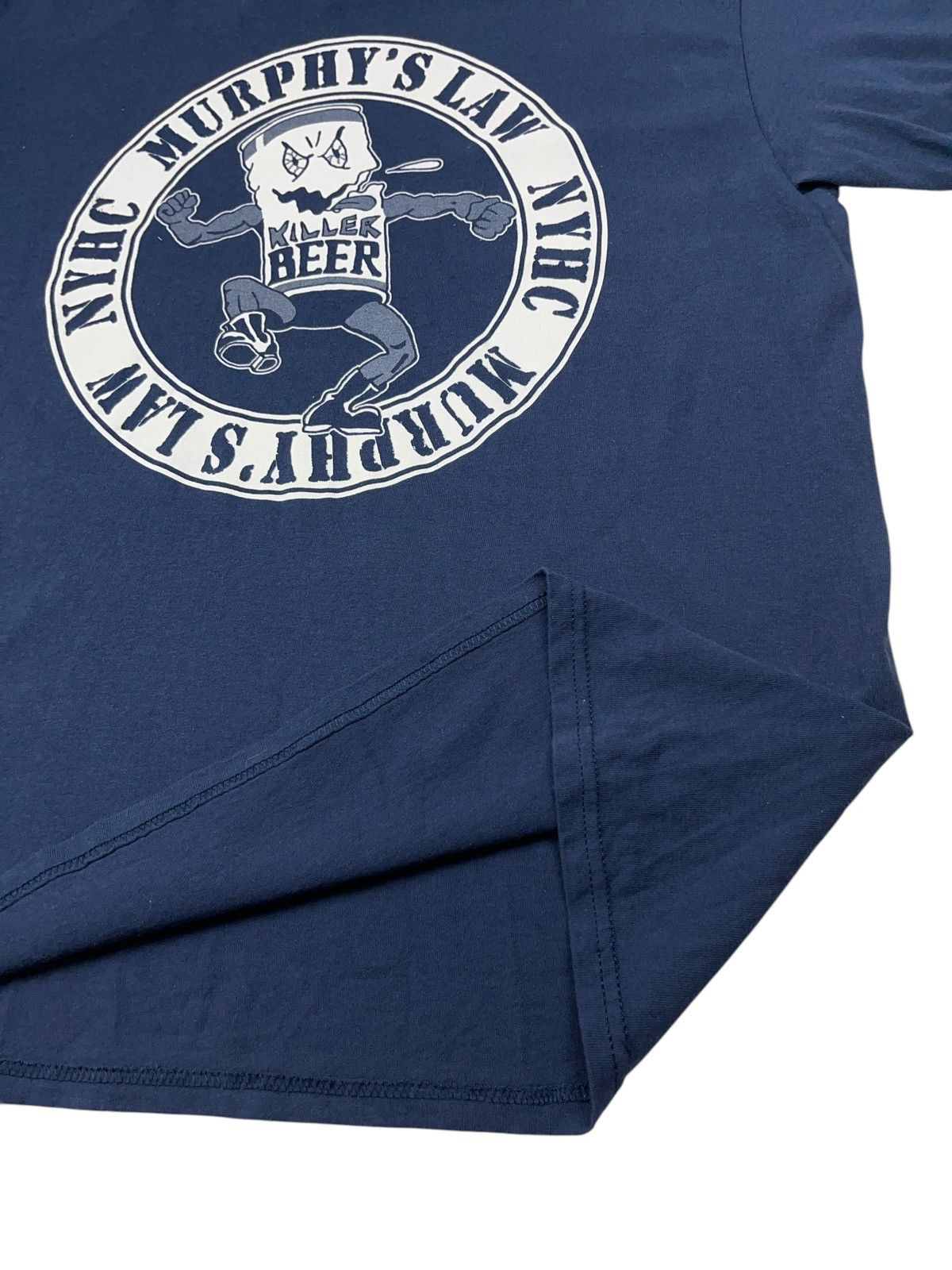 Band Tees × Vintage Vintage 00s Murphy’s Law NYHC T-shirt Killer Beer Hardcore Size US L / EU 52-54 / 3 - 2 Thumbnail