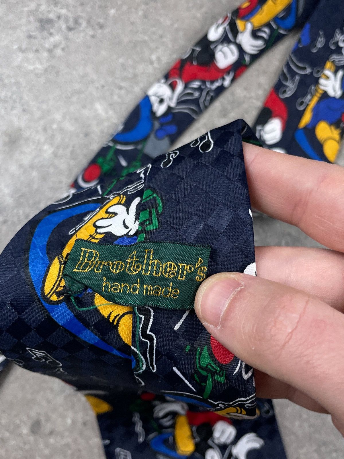 Disney Vintage Disney Unlimited Mickey Mouse Silk Tie Men’s Necktie Size ONE SIZE - 4 Thumbnail