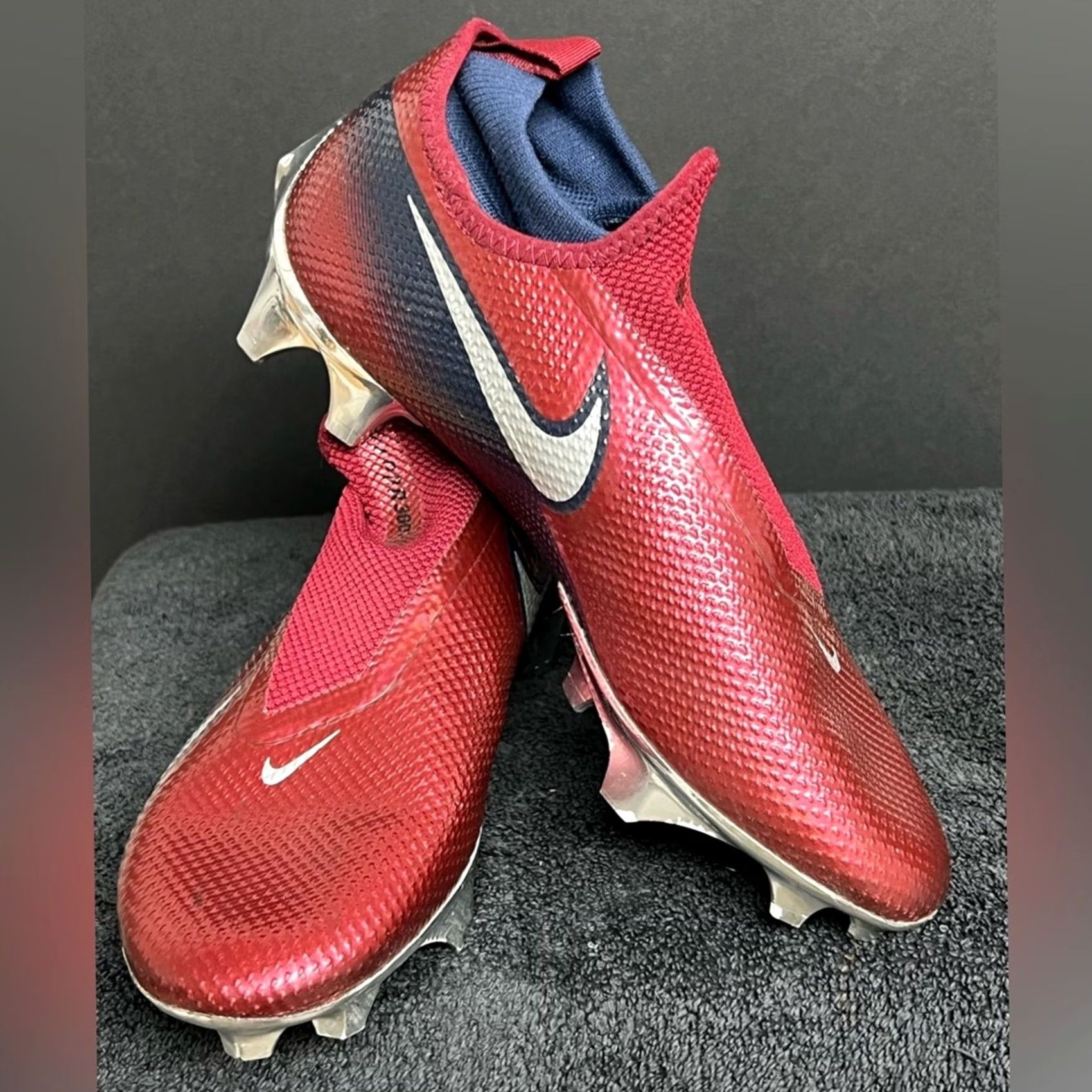 Nike Nike Vapor Edge Pro 360 ID Football Cleats Men's SZ 7.5 Red CU1440-992 RARE Size US 8 / EU 41 - 4 Thumbnail