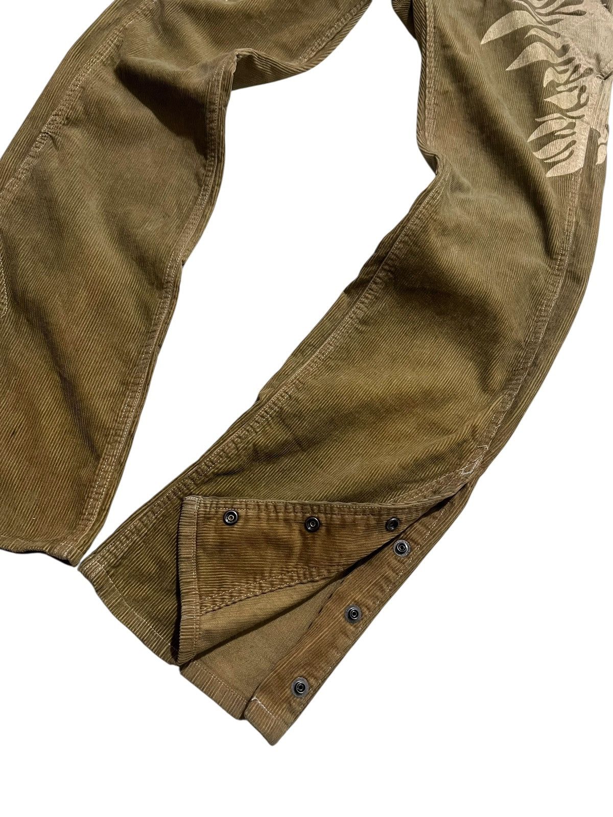 Nicole club flame corduroy flared pants