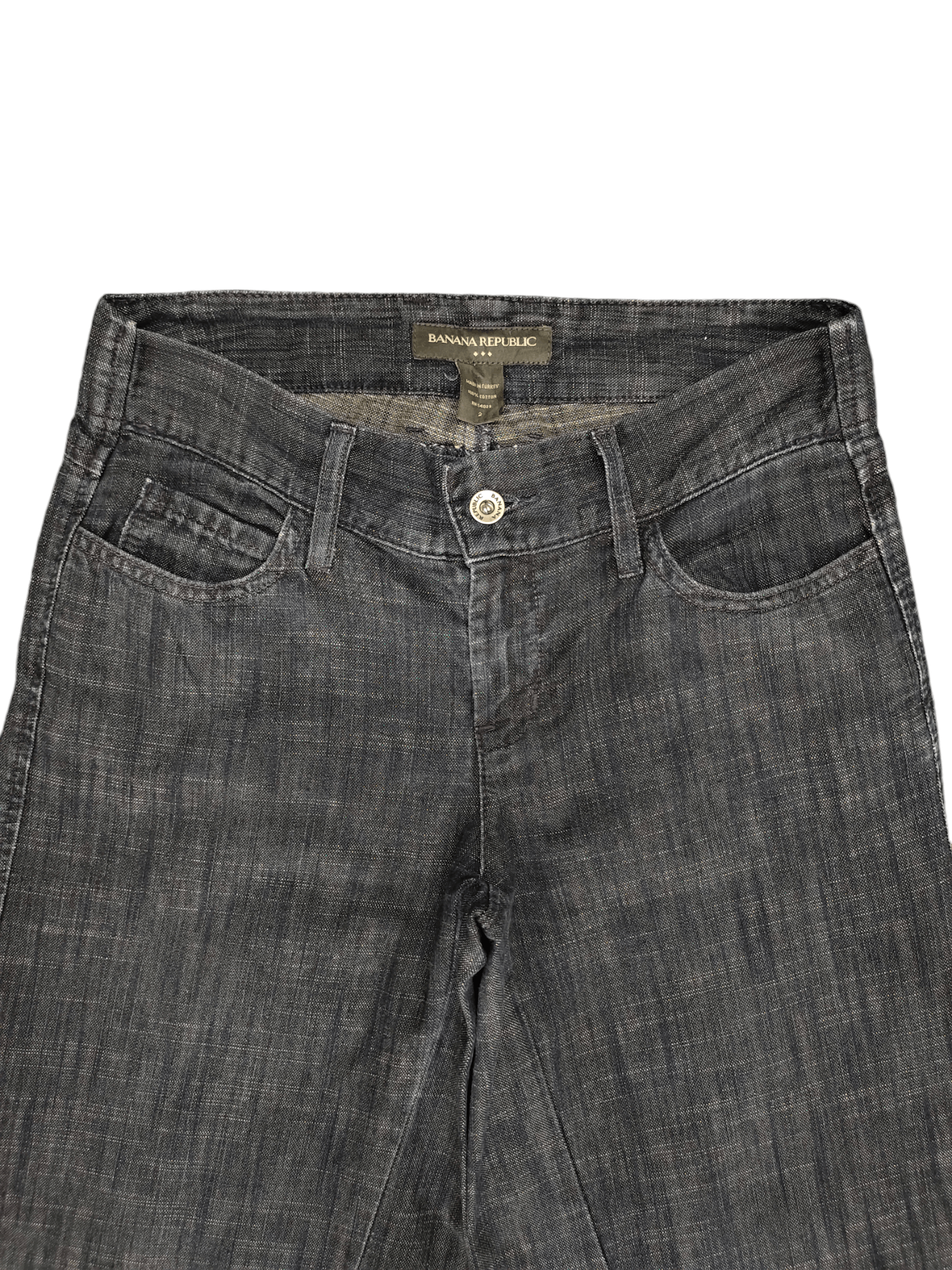 Comme des Garcons × Undercover Loose Jeans Banana Republic Distress Denim Wide Leg Low Rise Size US 29 - 2 Thumbnail