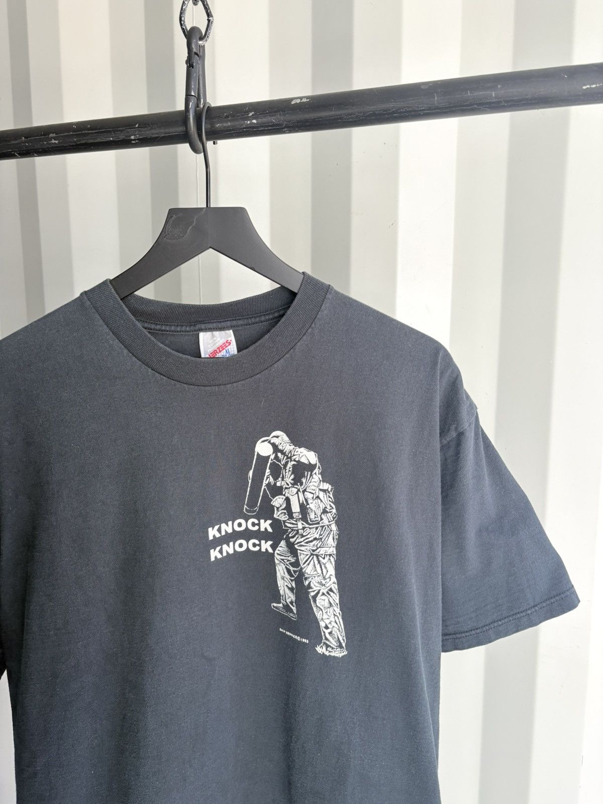 Vintage We Make House Calls Faded Distressed Shirt ERD GRUNGE Size US XL / EU 56 / 4 - 4 Thumbnail