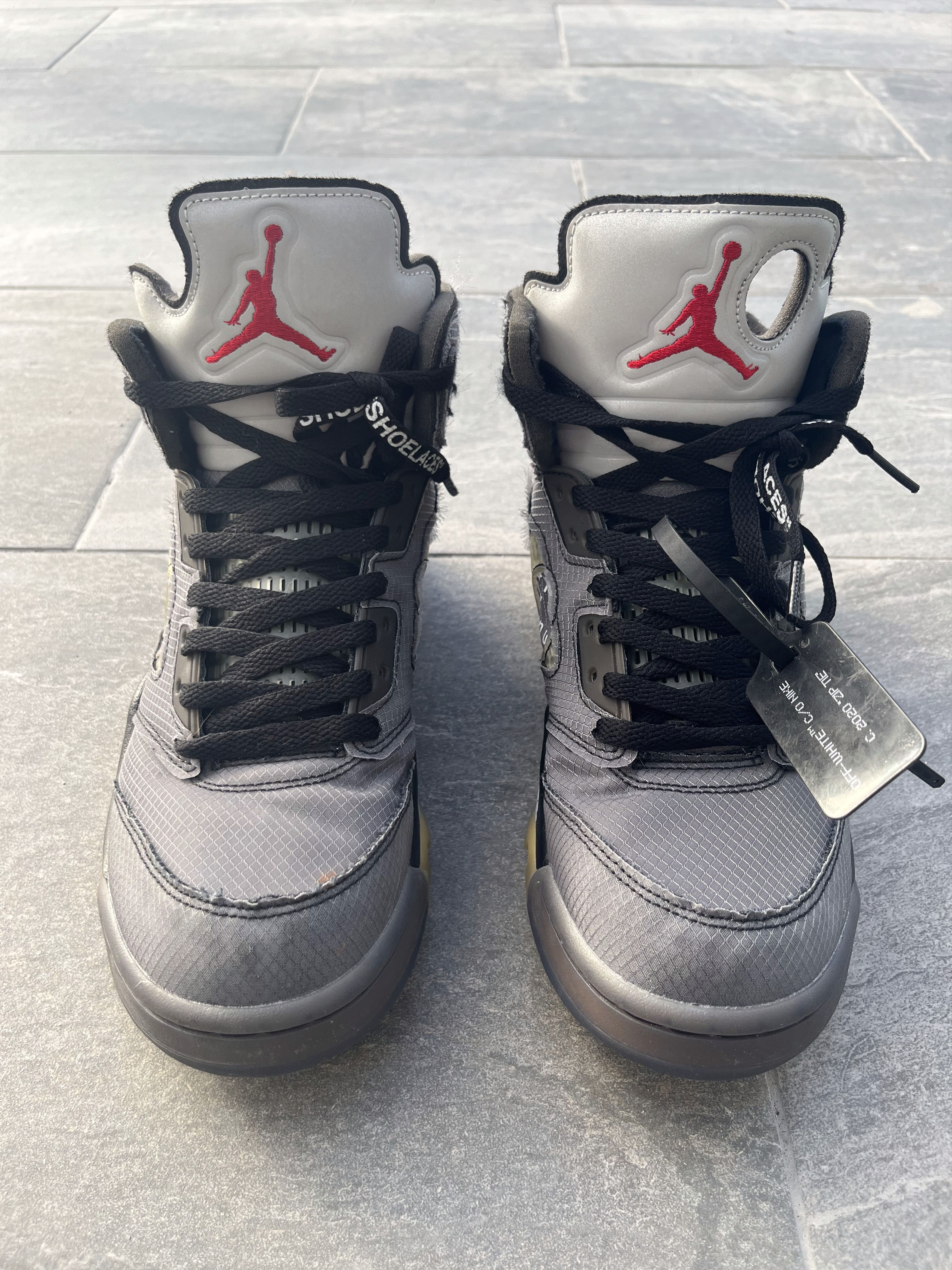 Off-White Off White Jordan 5 Retro Muslin 2020 Size US 8.5 / EU 41-42 - 1 Thumbnail