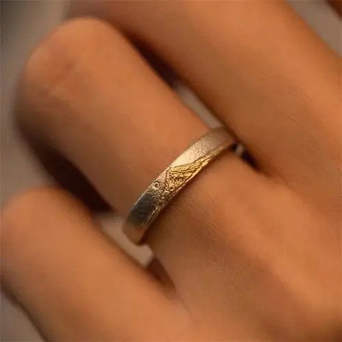 Vintage Men Ring 925 Sterling Silver Jewelry Adjustable GoldMountain Size ONE SIZE - 2 Thumbnail