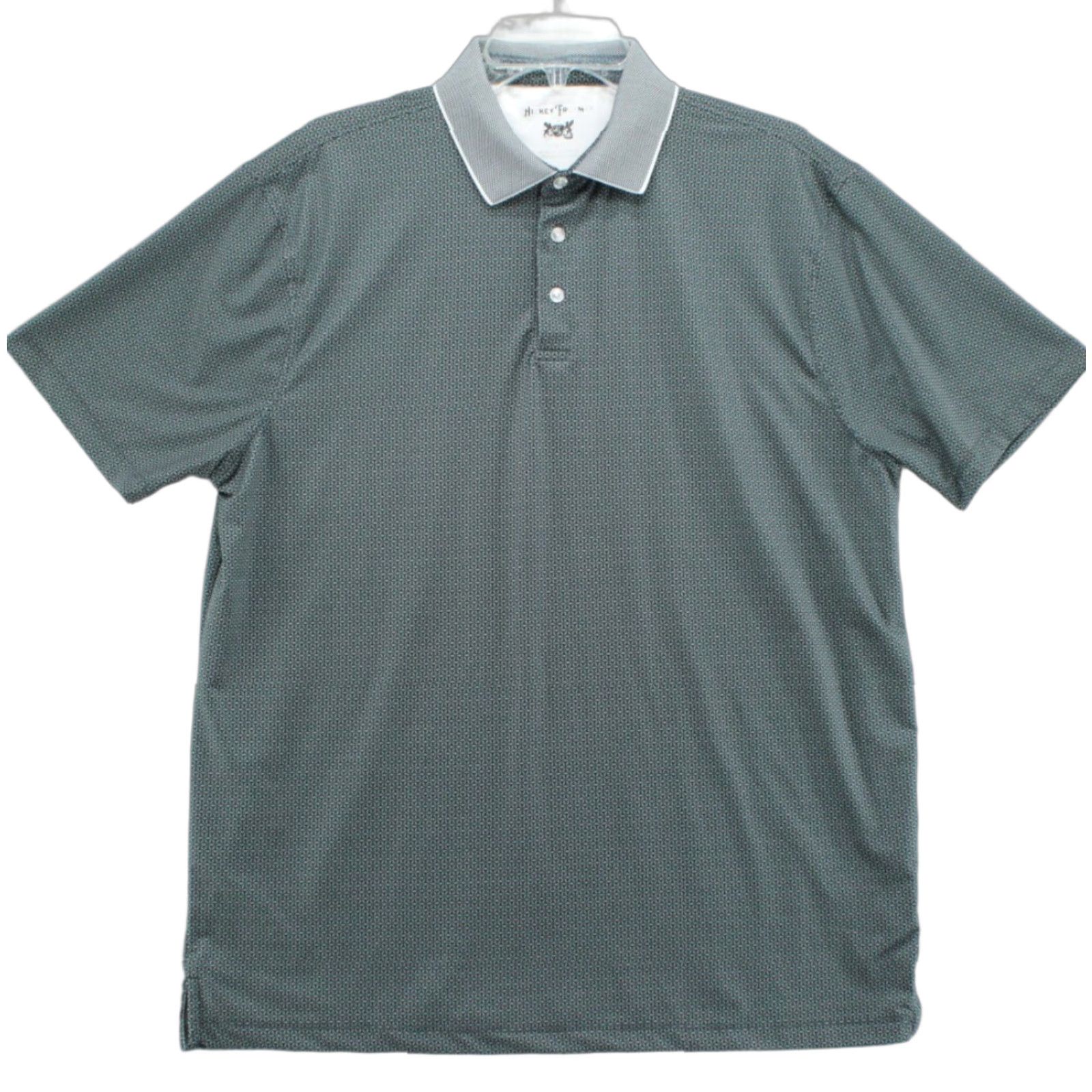 Vintage Hickey Freeman Polo Shirt Men's Large Black Golf Office Casual Preppy Size US L / EU 52-54 / 3 - 1 Thumbnail
