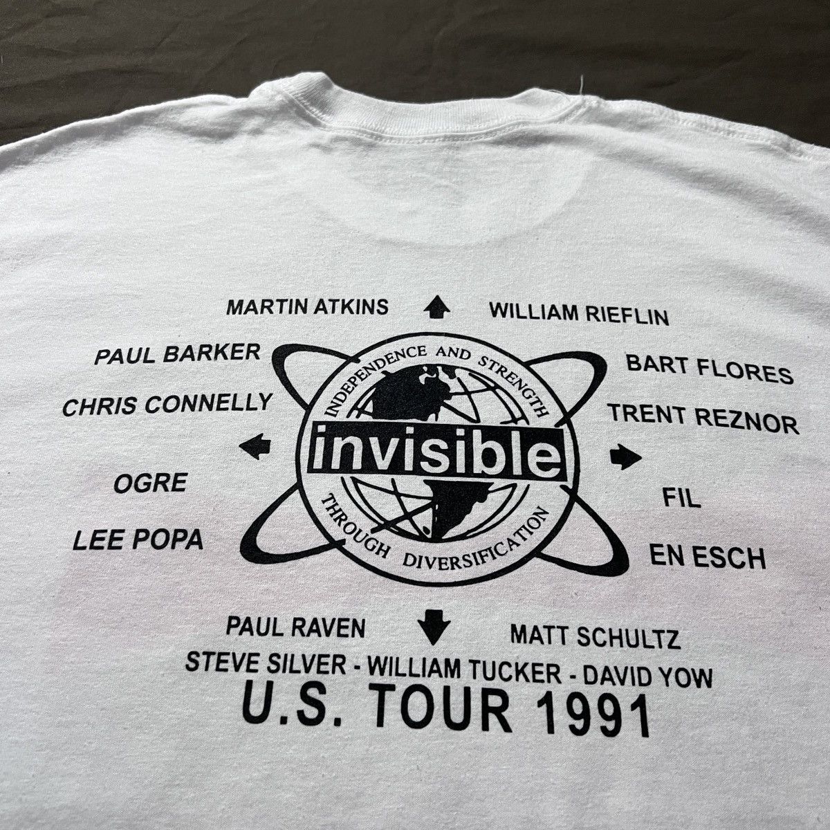 Band Tees Vintage Y2K Pigface Tour Tee Industrial rock Martin Atkins Size US L / EU 52-54 / 3 - 6 Thumbnail