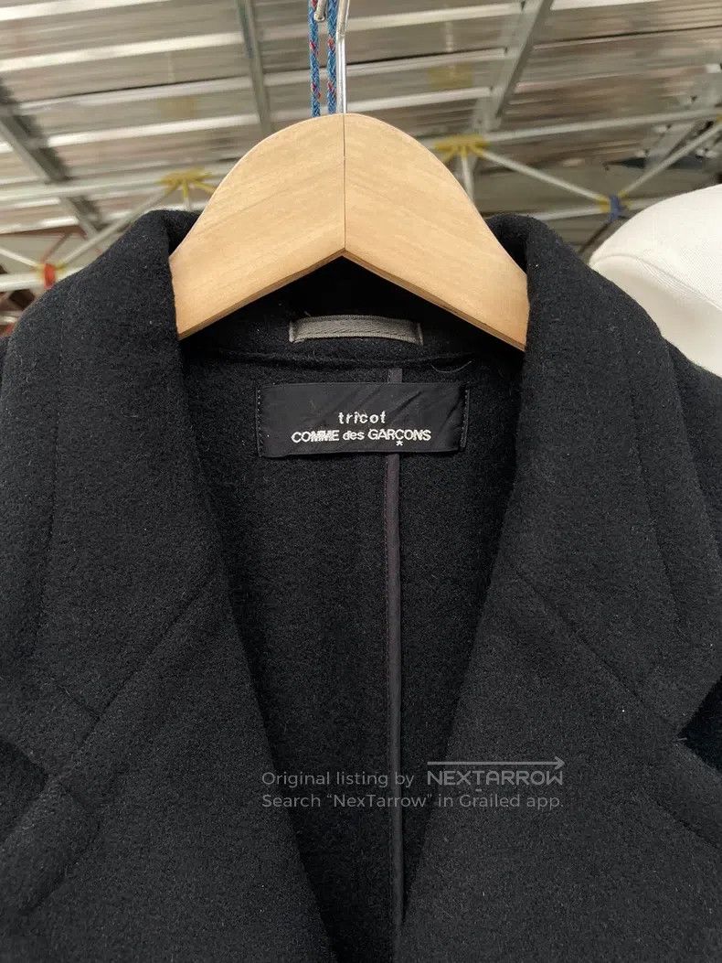 Comme des Garcons Comme des Garcons Double-breasted Tweed Coat Size M / US 6-8 / IT 42-44 - 3 Thumbnail