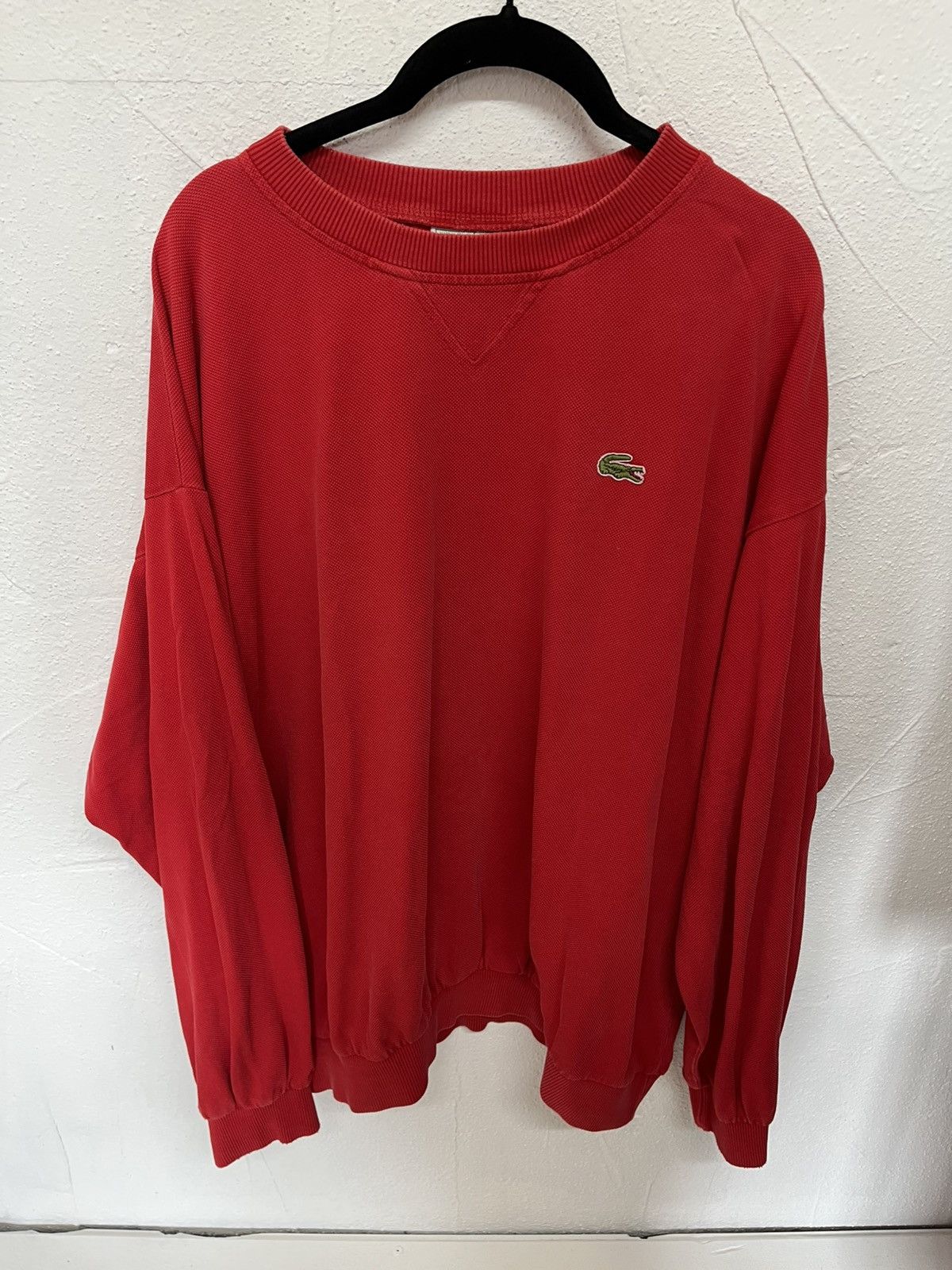 Lacoste Red sweat-shirt Lacoste Size US XL / EU 56 / 4 - 1 Thumbnail