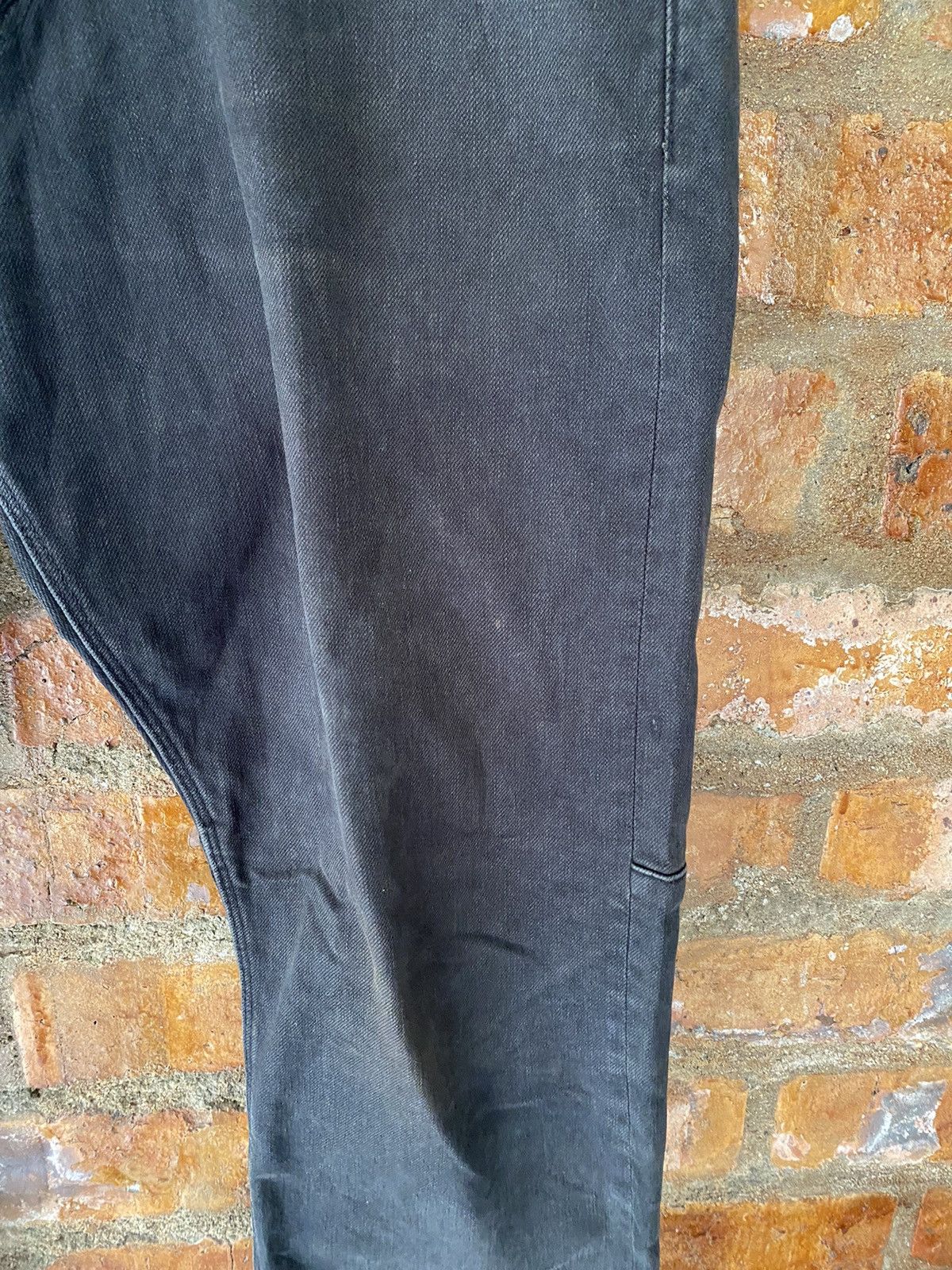 Japanese Brand × Lad Musician × Nonnative 2000s Nonactive black raw denim pants Size US 33 - 7 Thumbnail