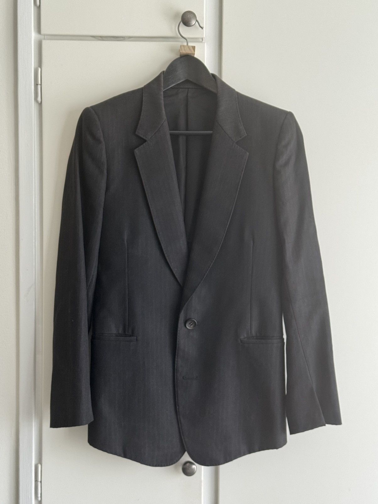 Julius RARE: Julius_7 AW04 “Post Proletariat” Wool Blend Blazer sz1 Size 44S - 5 Thumbnail