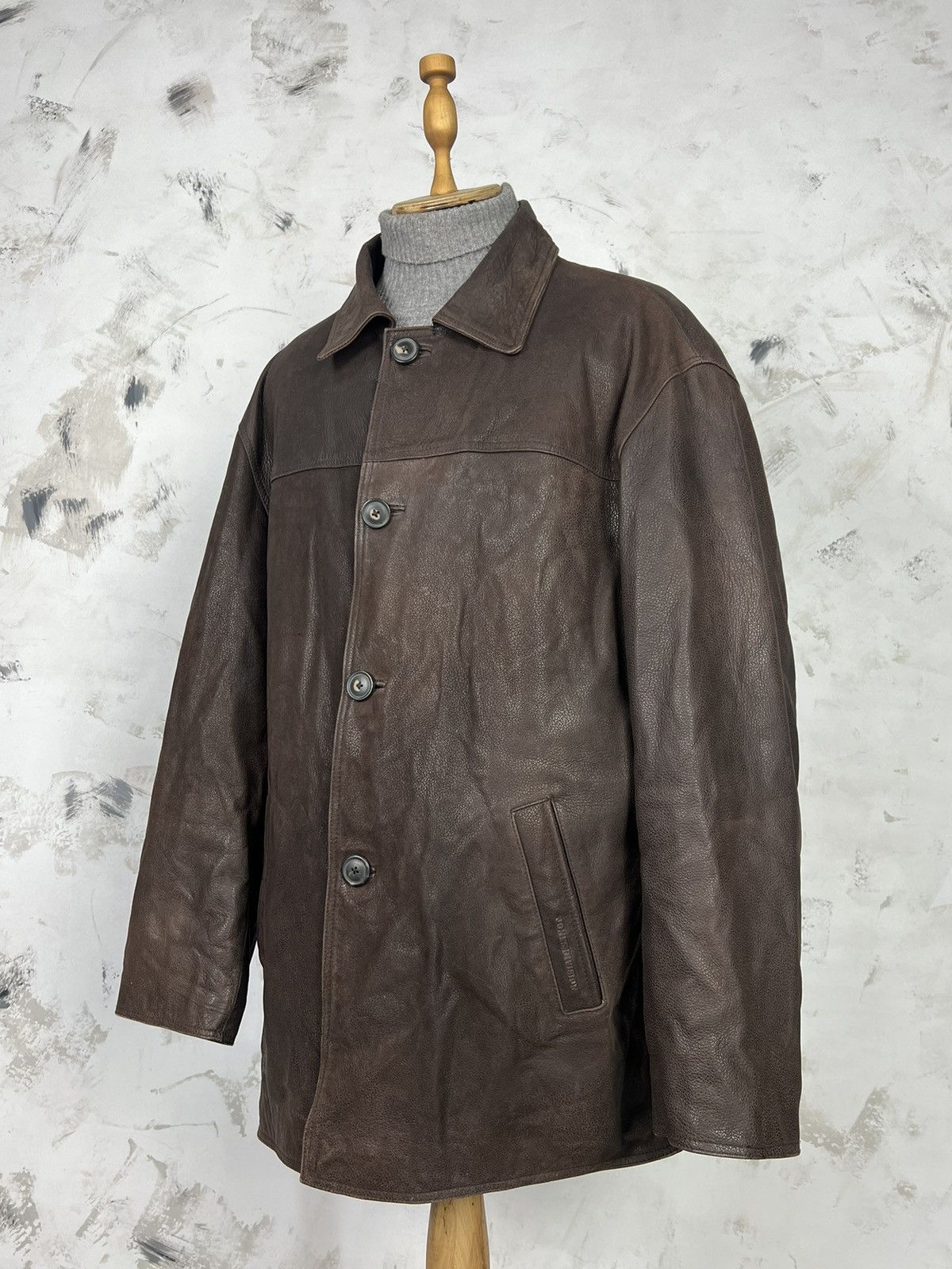 Vintage Vintage Leather Jacket Size XL - XXL Size US XL / EU 56 / 4 - 1 Thumbnail