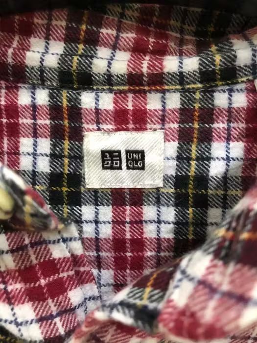 Japanese Brand Japanese Brand Uniqlo Plaid Tartan Flannel Shirt 👕 Size US XL / EU 56 / 4 - 3 Thumbnail