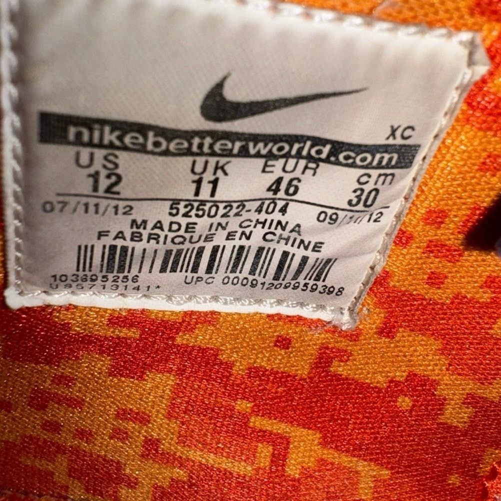 Nike Nike Hyperfuse Blue Orange Gators Basketball Shoes Men sz 12 Size US 12 / EU 45 - 6 Thumbnail