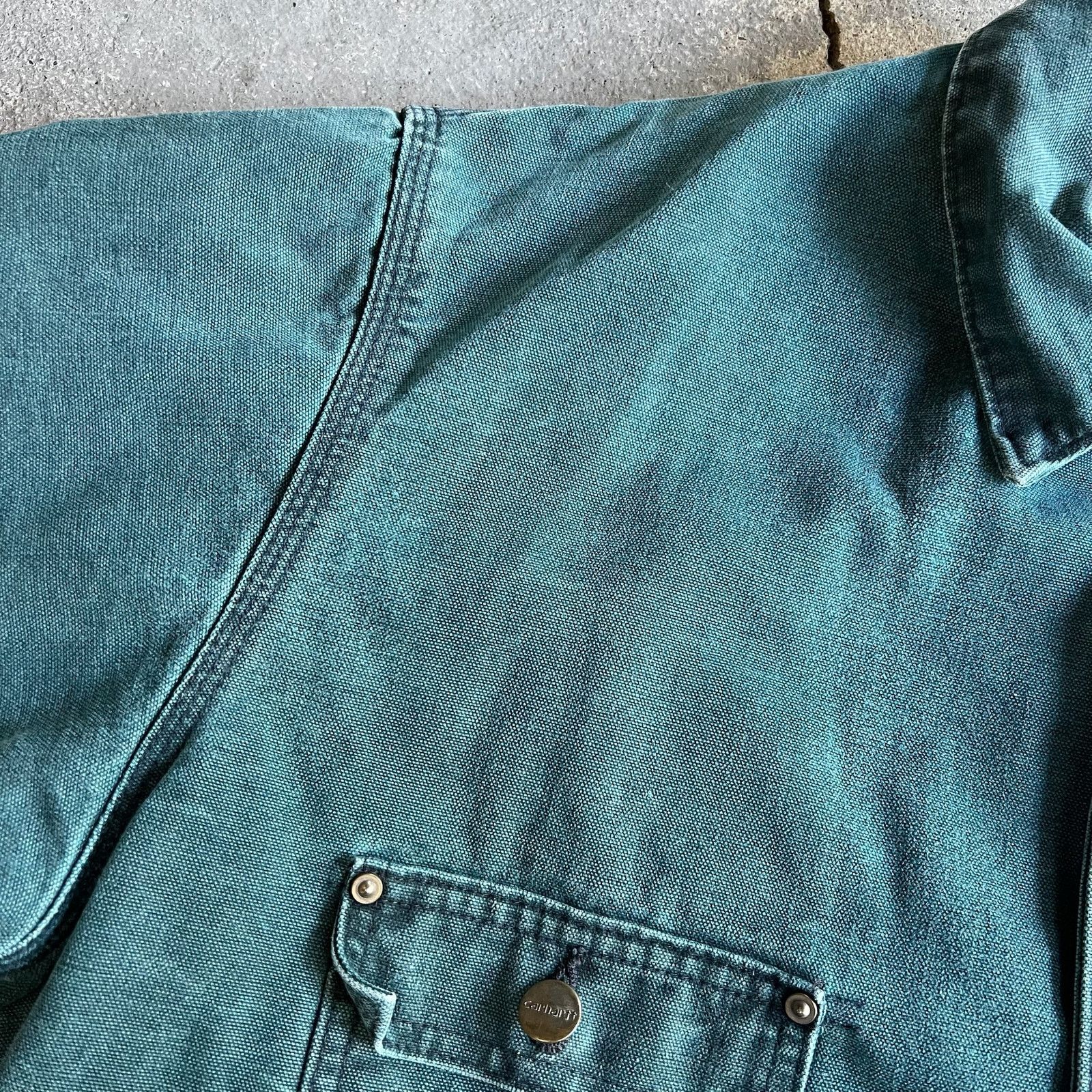 Carhartt × Vintage Carhartt green chore work wear jacket Size US L / EU 52-54 / 3 - 5 Thumbnail