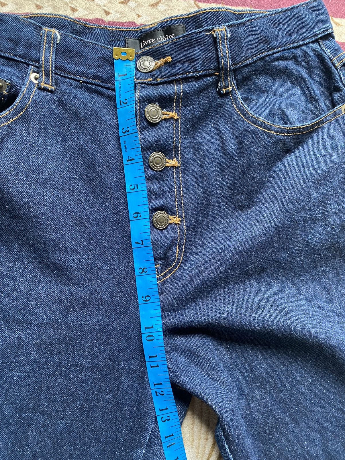Japanese Brand × Le Grande Bleu (L.G.B.) × Vintage Japanese Brand Livre Claire Super Flare Denim Size US 32 / EU 48 - 13 Thumbnail