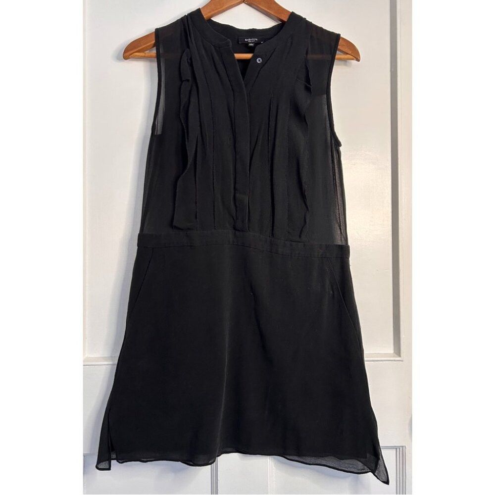 Aritzia Babaton 100% Silk Sleeveless Benedict Dress in Black Size X Size XS / US 0-2 / IT 36-38 - 2 Thumbnail