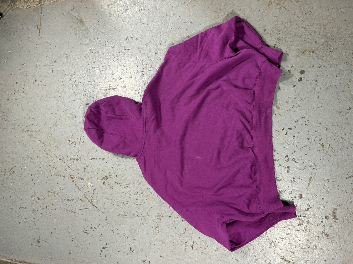 Nike Vintage Nike Centre Swoosh Hoodie Purple Boxy Fit Cropped Size US L / EU 52-54 / 3 - 5 Thumbnail
