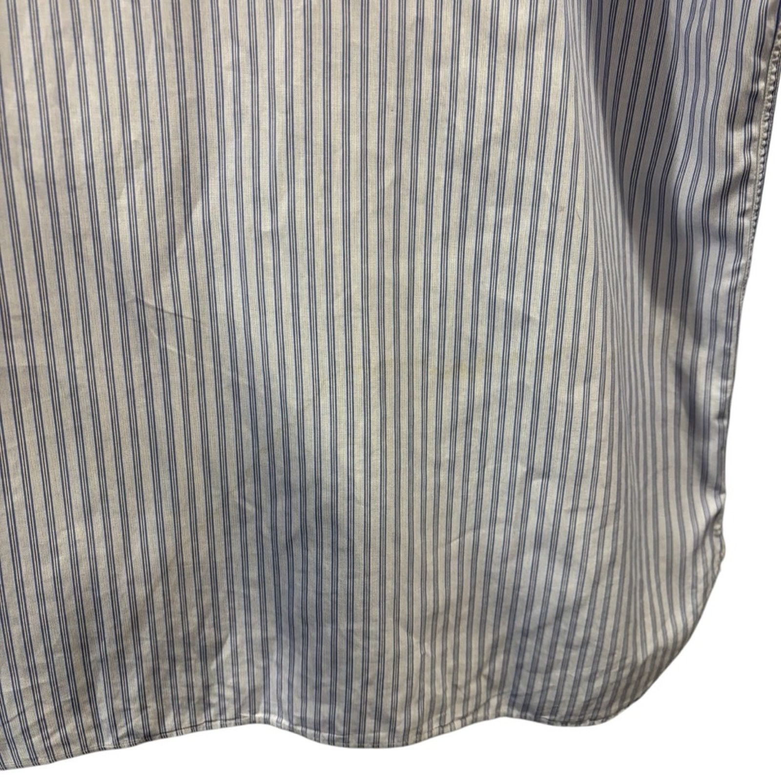 Thomas Pink THOMAS PINK Light Blue Striped Dress Shirt Size US M / EU 48-50 / 2 - 7 Thumbnail
