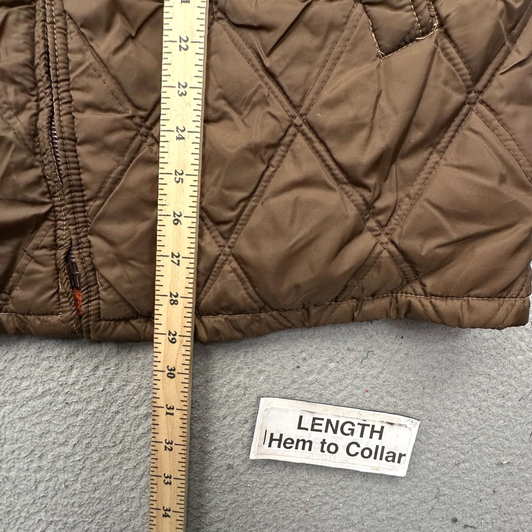 Vintage VINTAGE Fashion Sportswear Quilted Puffer Jacket Mens L Brown Orange Short Zip Solid 70s Size US L / EU 52-54 / 3 - 5 Thumbnail