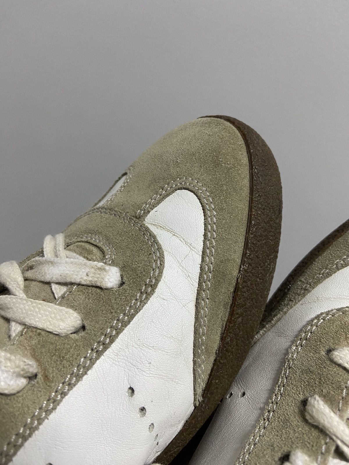 Moncler Moncler low top sneakers leather vintage luxury logo Size US 8 / EU 41 - 19 Thumbnail