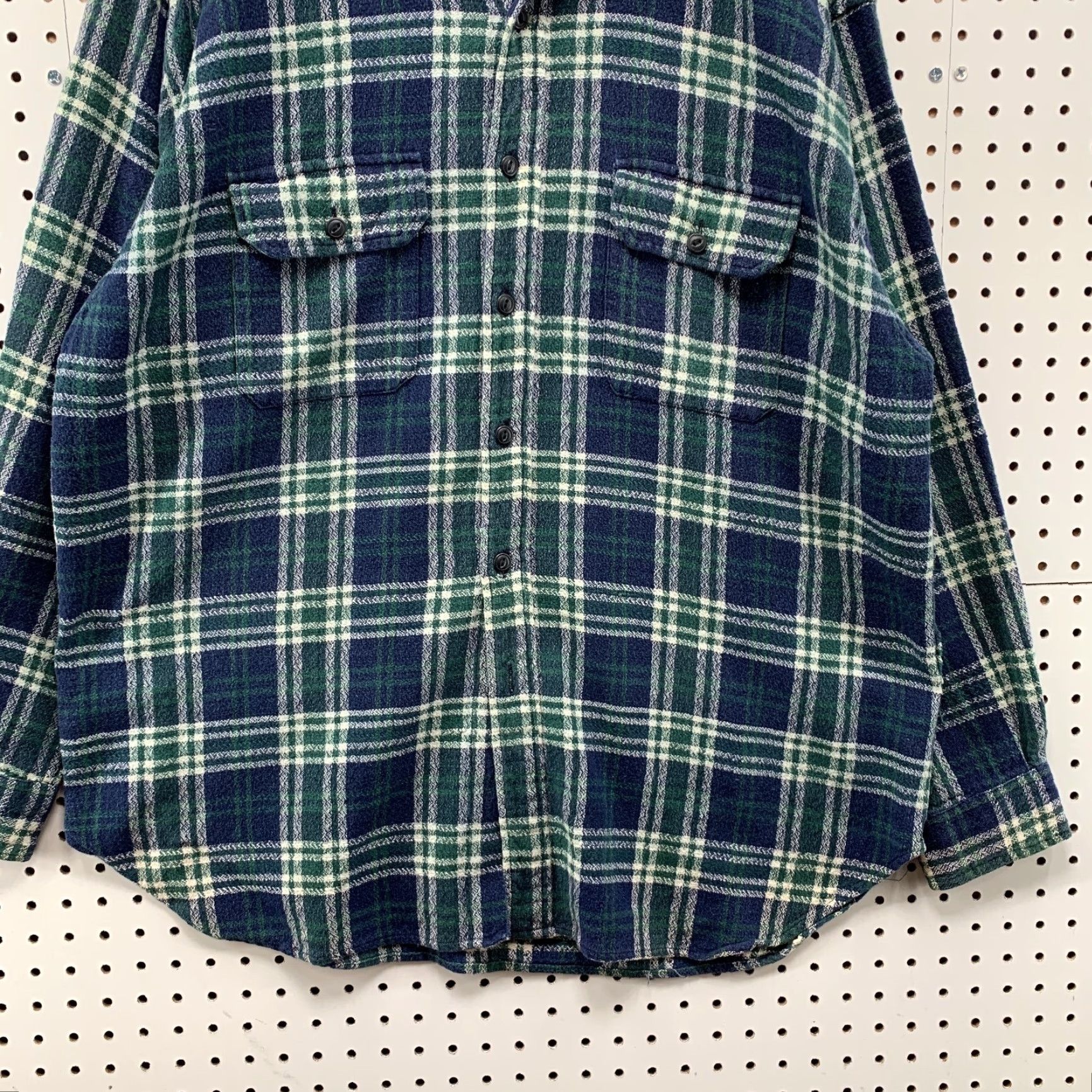 American Eagle Outfitters VINTAGE American Eagle Shirt Plaid Knit Button-Up Adult XL Green 90s Mens Size US XL / EU 56 / 4 - 6 Thumbnail