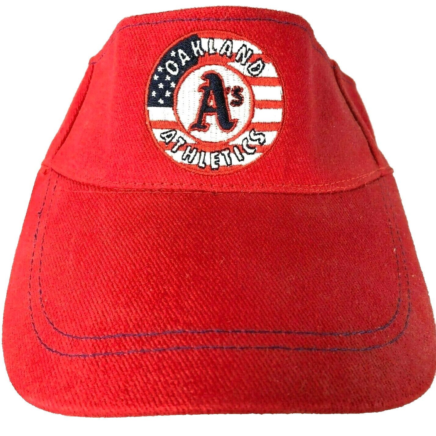 Other Oakland A's Athletics Red Visor Cap SGA 4th of July USA + In Size 46 - 2 Thumbnail