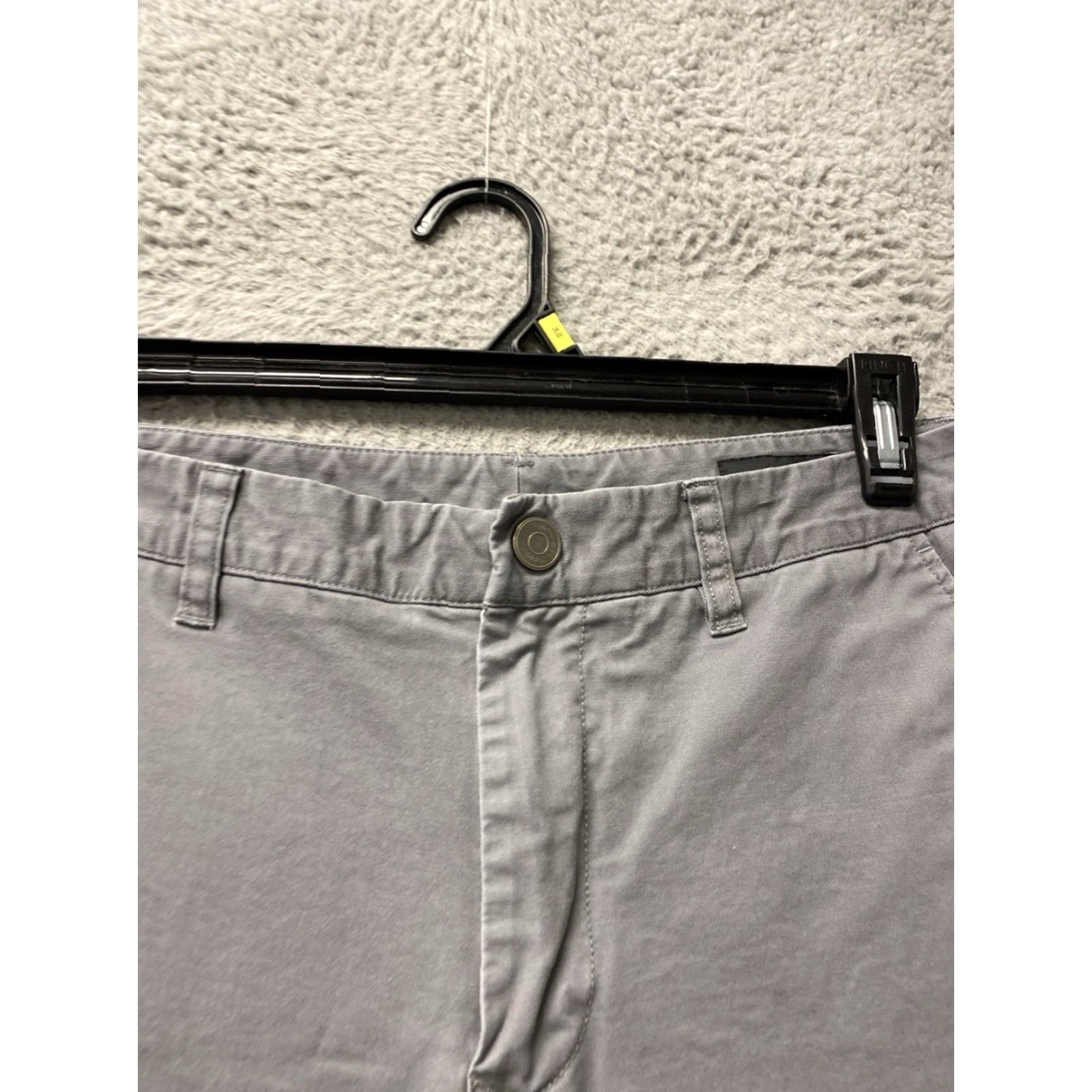 Bonobos Bonobos Chino Pants Mens 32x30 Gray Stretch Slim Fit Slash Pockets Size US 32 / EU 48 - 2 Thumbnail