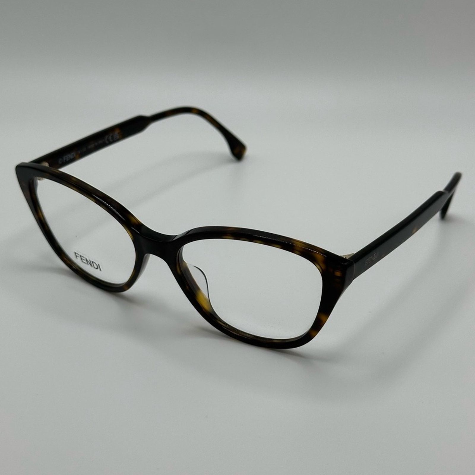 Fendi NEW FENDI Eyeglasses FE50014I 53052 Havana Women Size ONE SIZE - 2 Thumbnail