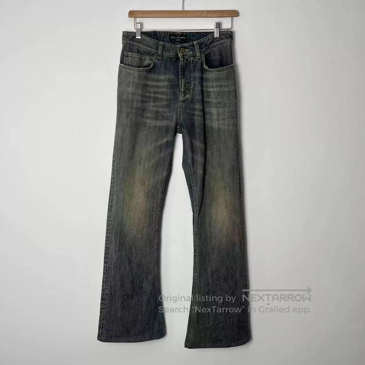 Balenciaga Balenciaga 23AW Bootcut Faded Jeans. Size US 27 - 1 Thumbnail