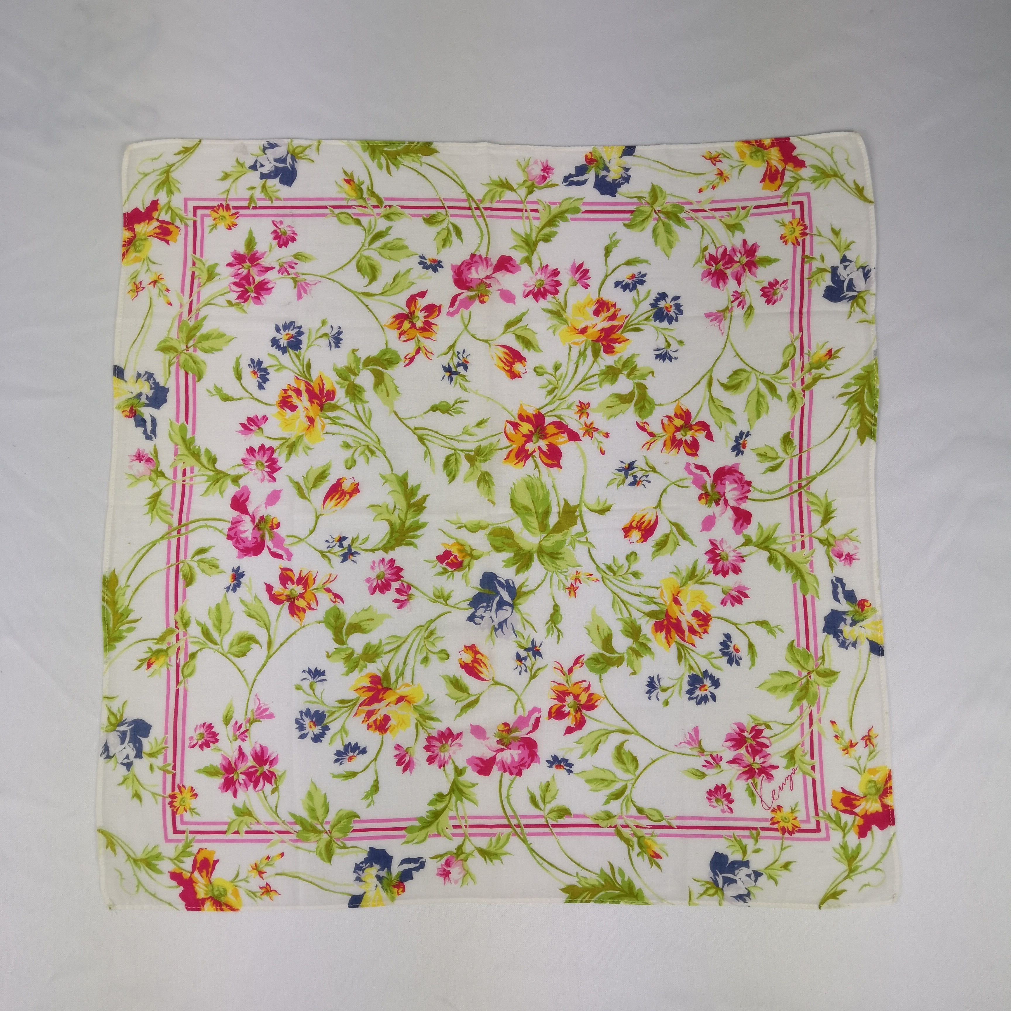 Kenzo Vintage Kenzo Handkerchief Neckerchief Bandana Size ONE SIZE - 2 Thumbnail
