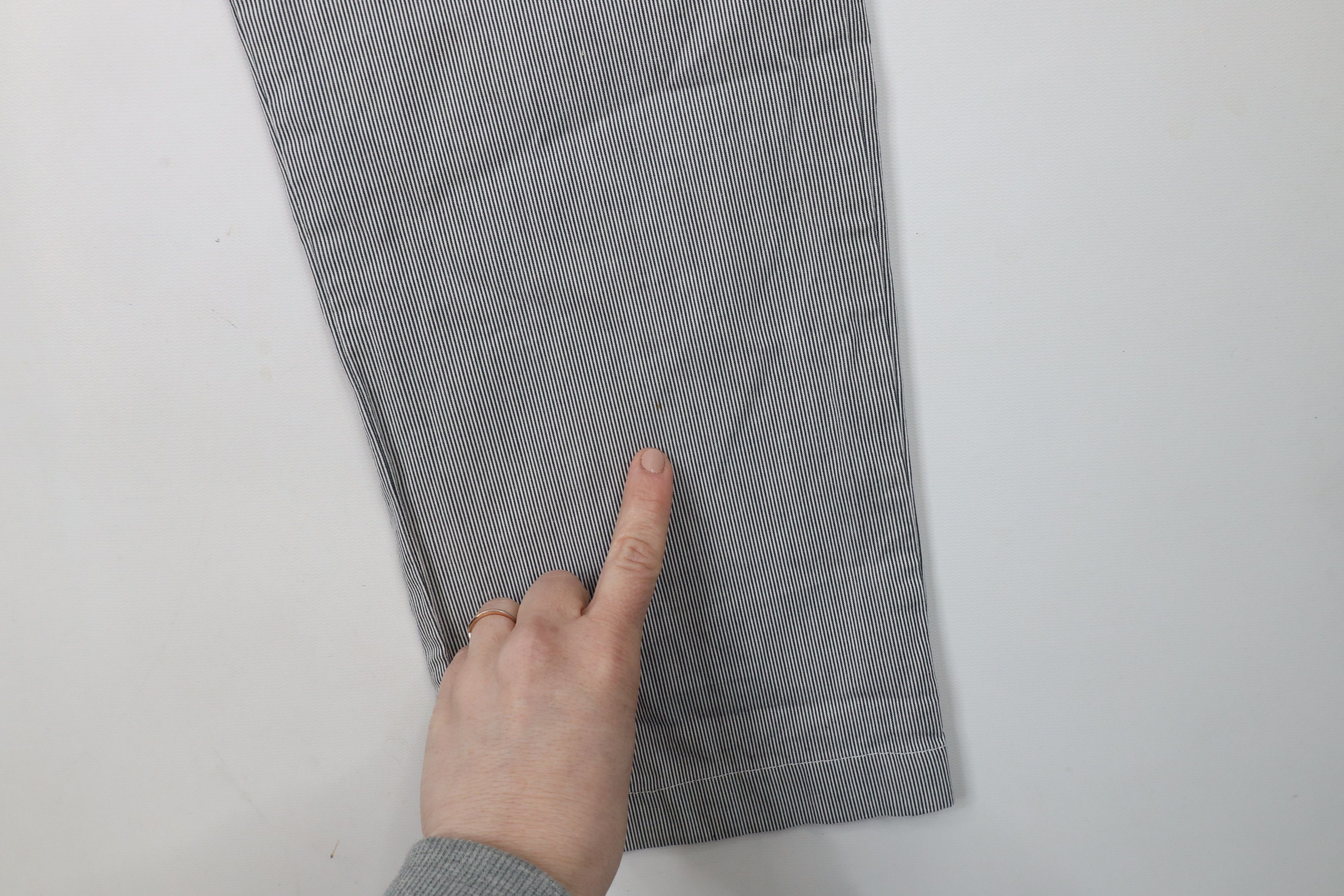 J.Crew × Vintage Vintage J Crew Seersucker Straight Leg Chino Pants Cotton Size US 33 - 5 Thumbnail