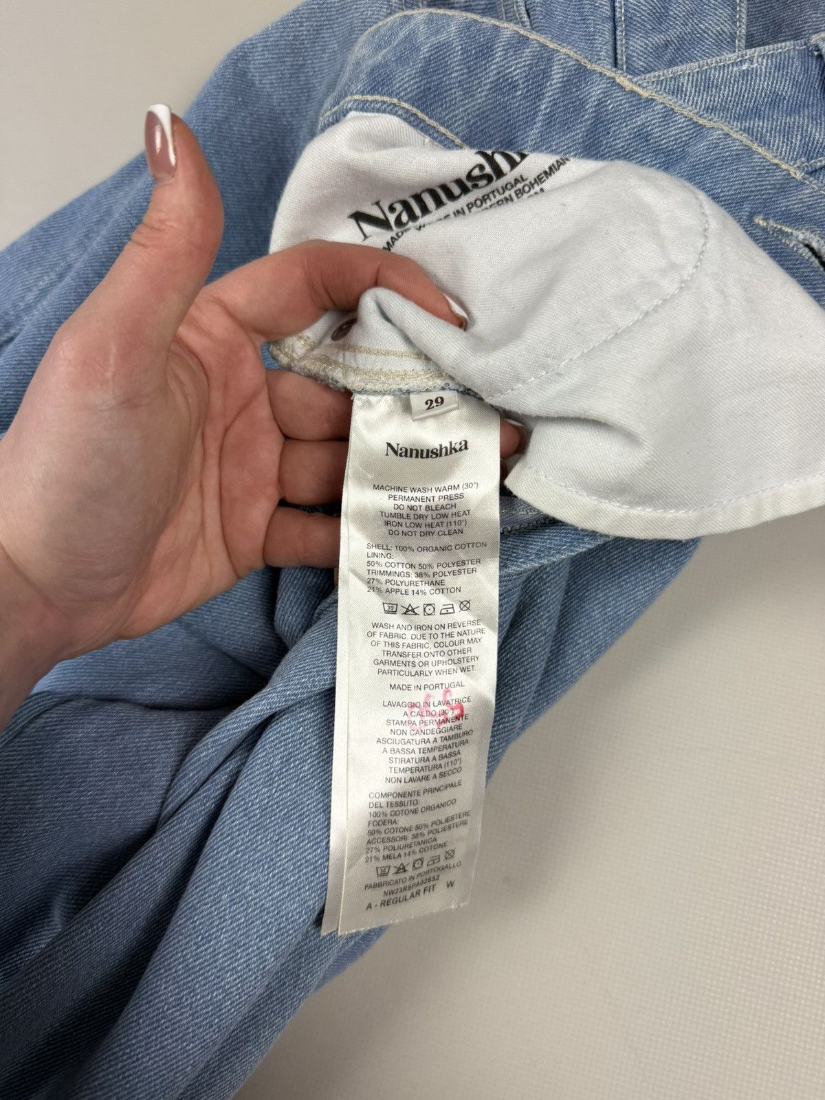 Nanushka Nanushka A Regular Fit Ladies Denim Jeans Size 29 Size 29" - 15 Thumbnail