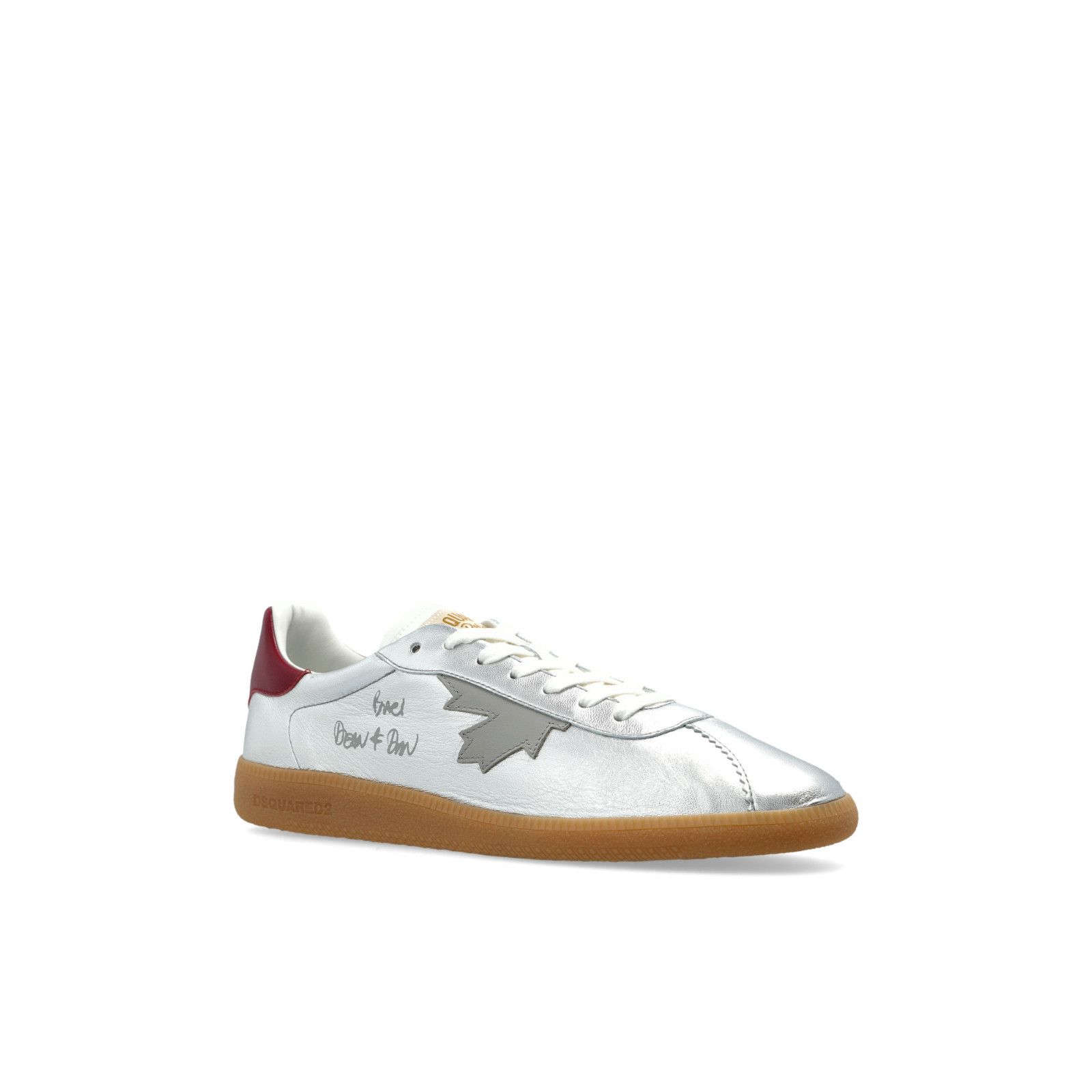 Dsquared2 DSQUARED2 Rebel Silver Sneakers New & Authentic (Men's size: Size US 8 / EU 41 - 2 Thumbnail