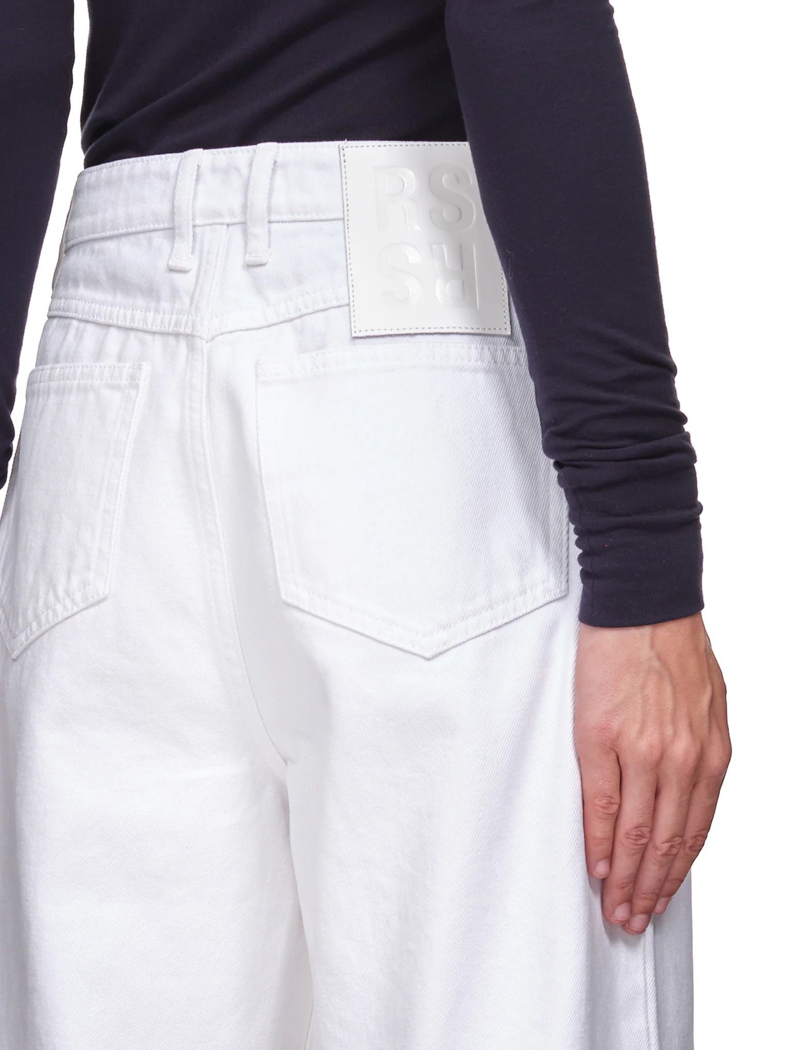 Raf Simons o1y0325 Denim Pant in White Size US 31 - 4 Thumbnail