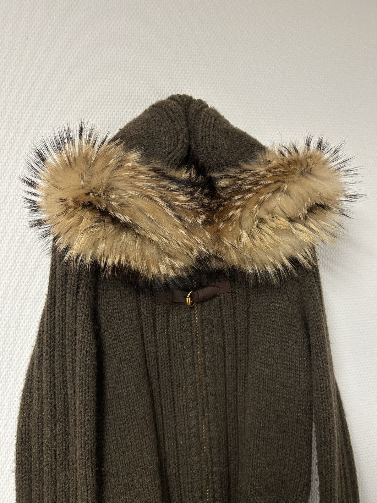 Gucci FW2007 Raccoon Fur Camel Knit Parka Size US S / EU 44-46 / 1 - 3 Thumbnail